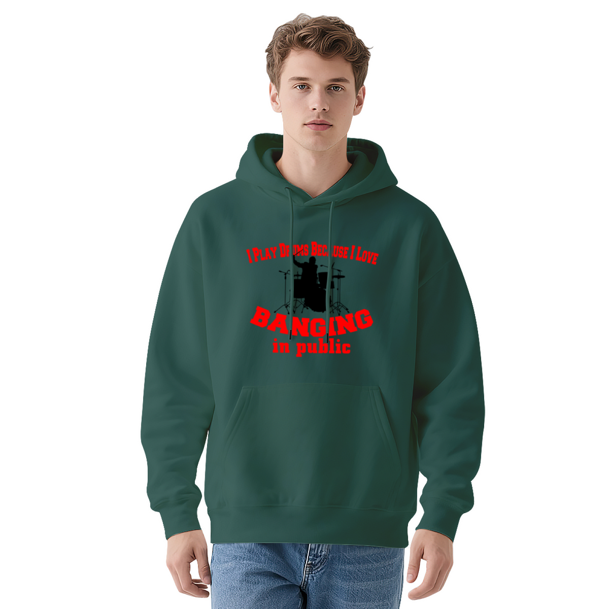 Graphic Print Hoodie - Unisex Pullover Sweatshirt with Unique Design, Casual Streetwear
