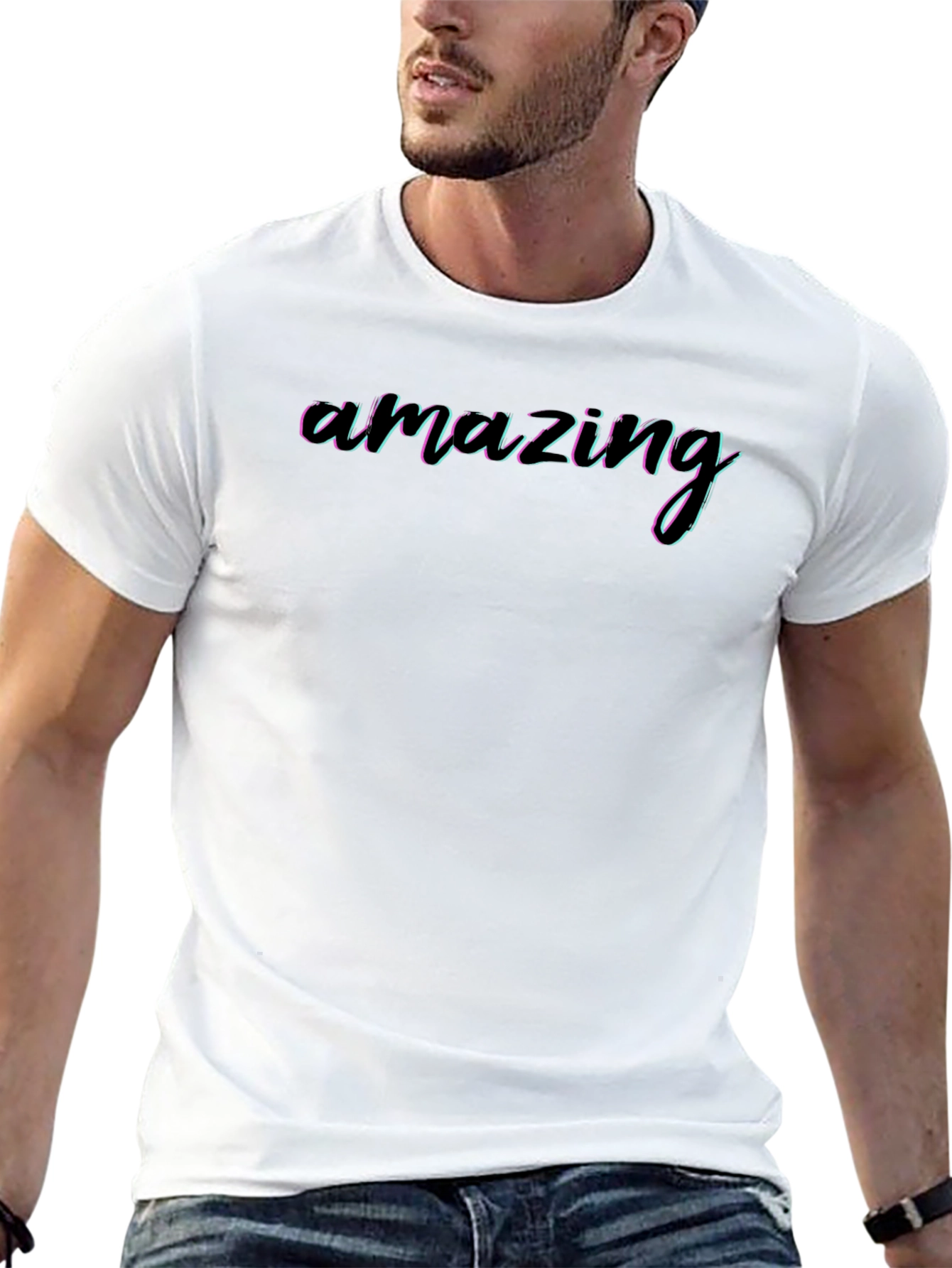 Amazing Graphic Tee - Black T-Shirt