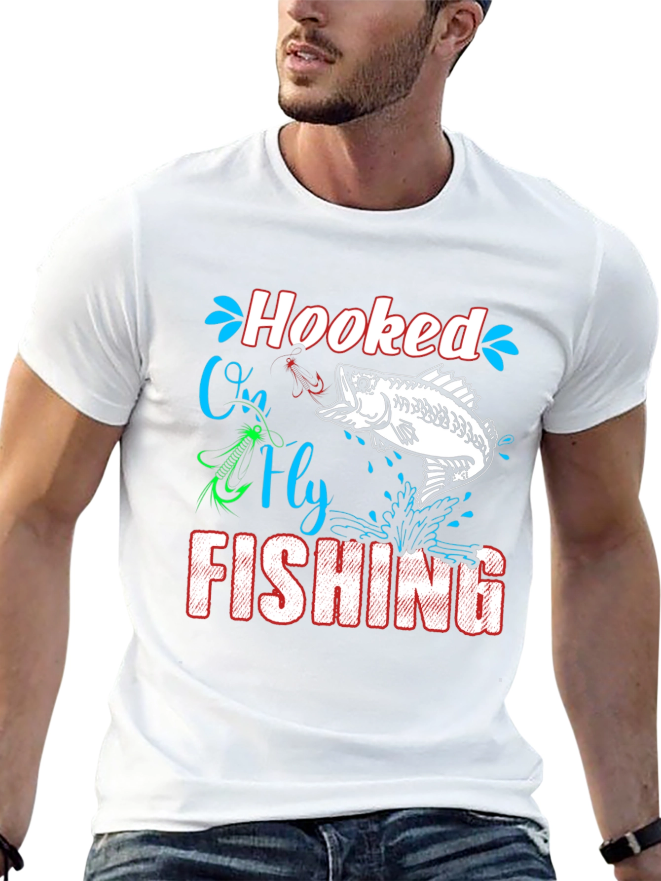 Hooked On Fly Fishing T-Shirt