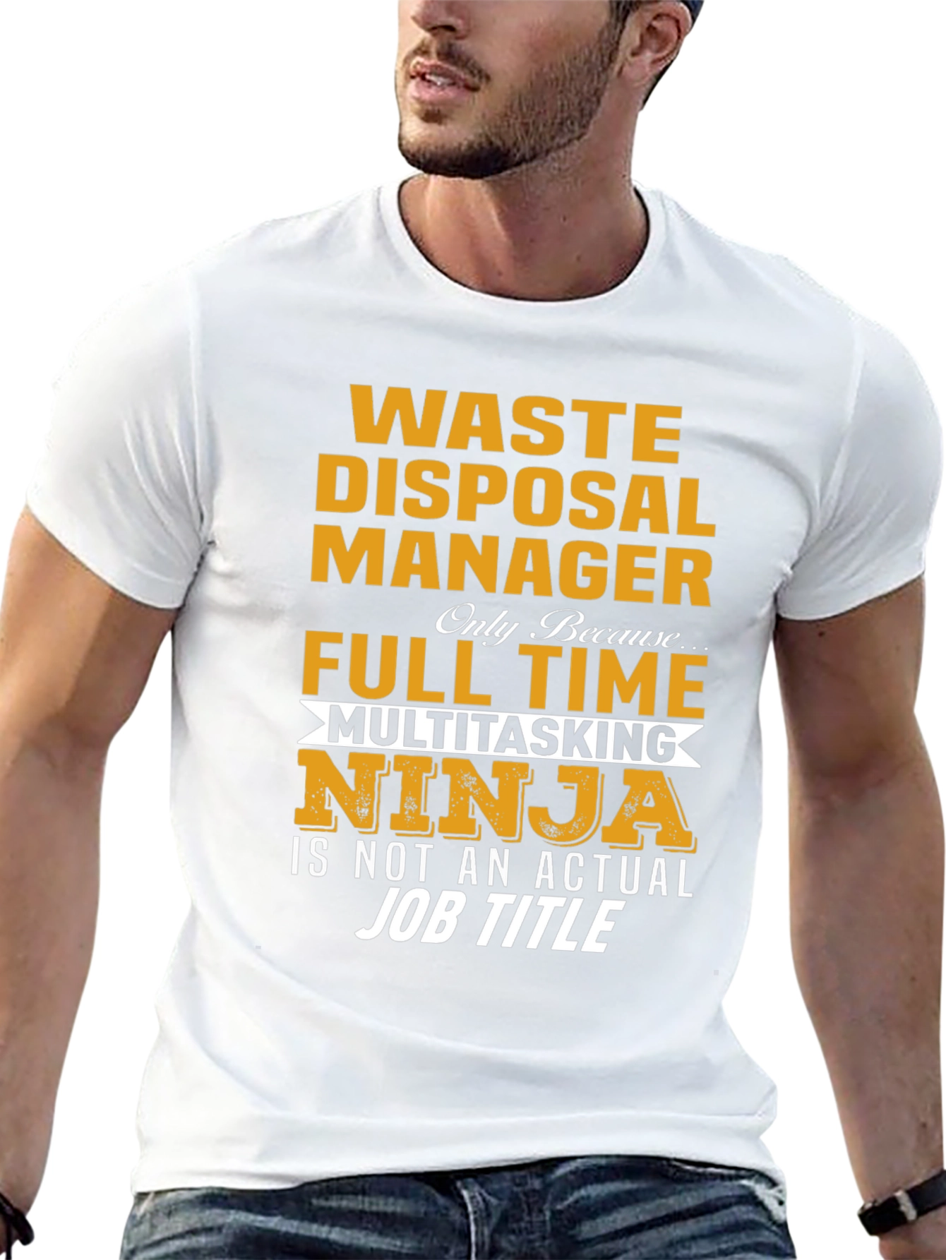 Waste Disposal Manager Ninja T-Shirt