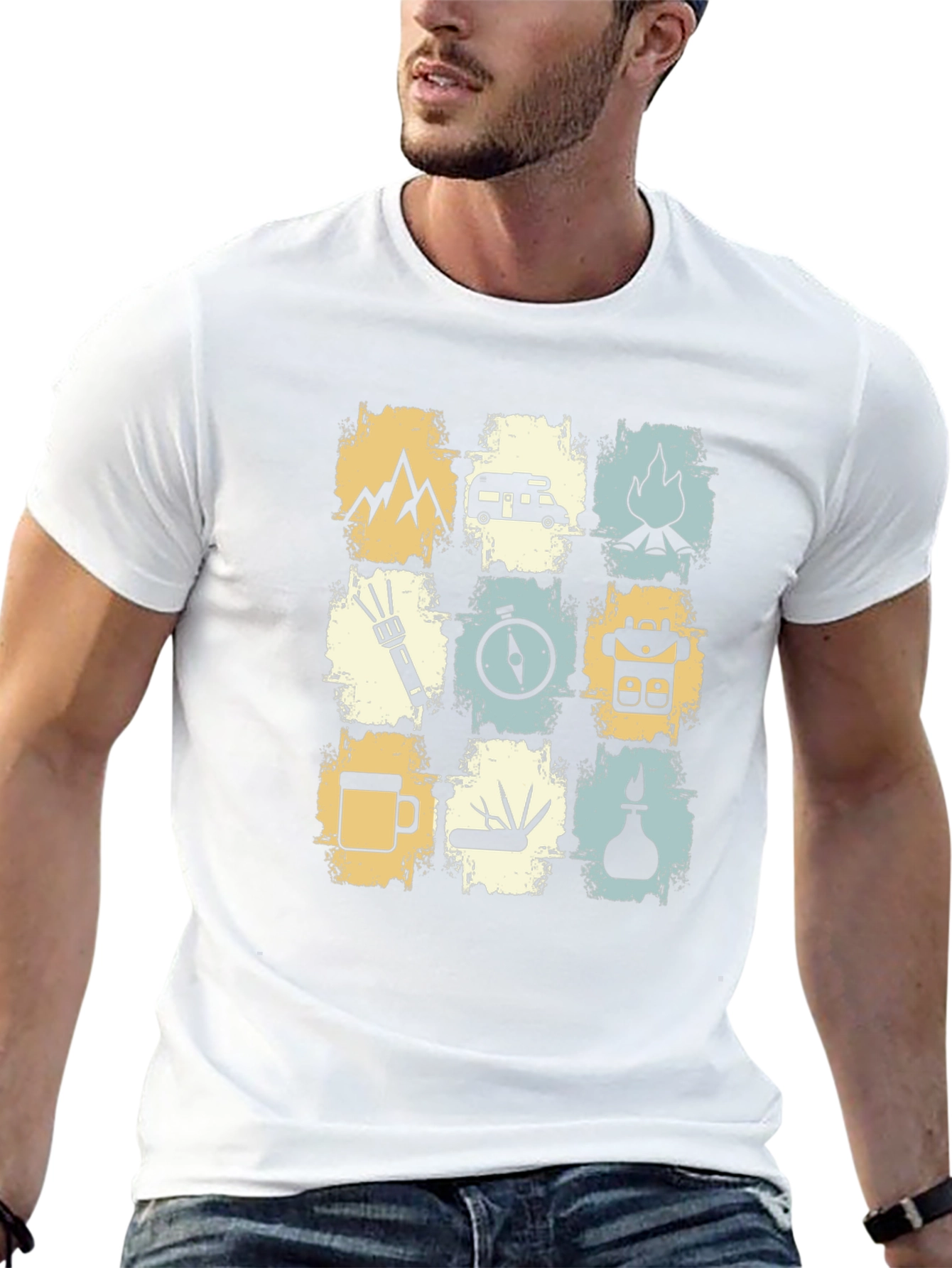 Camping Adventure Graphic T-Shirt