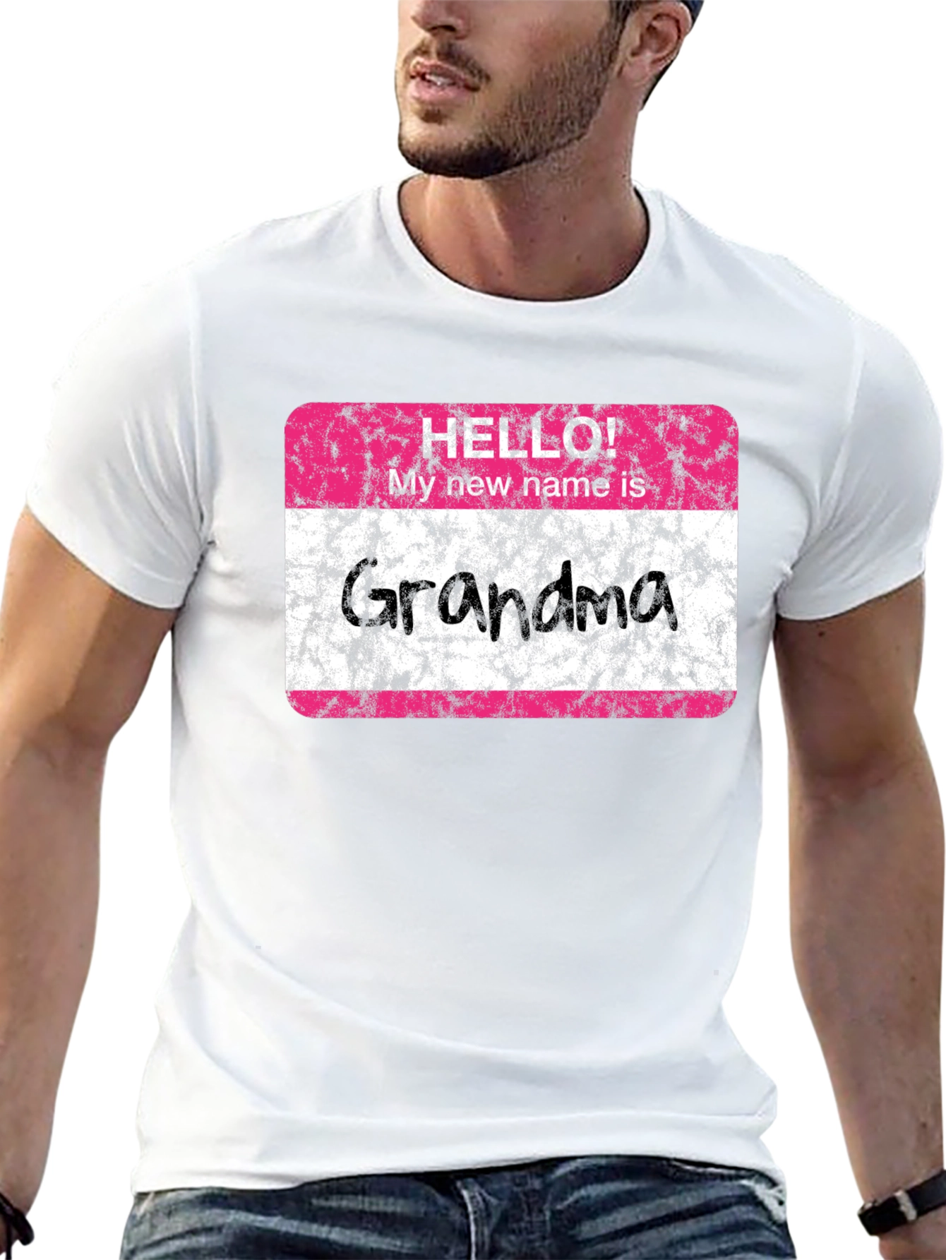 Hello Grandma T-Shirt - New Grandmother Gift