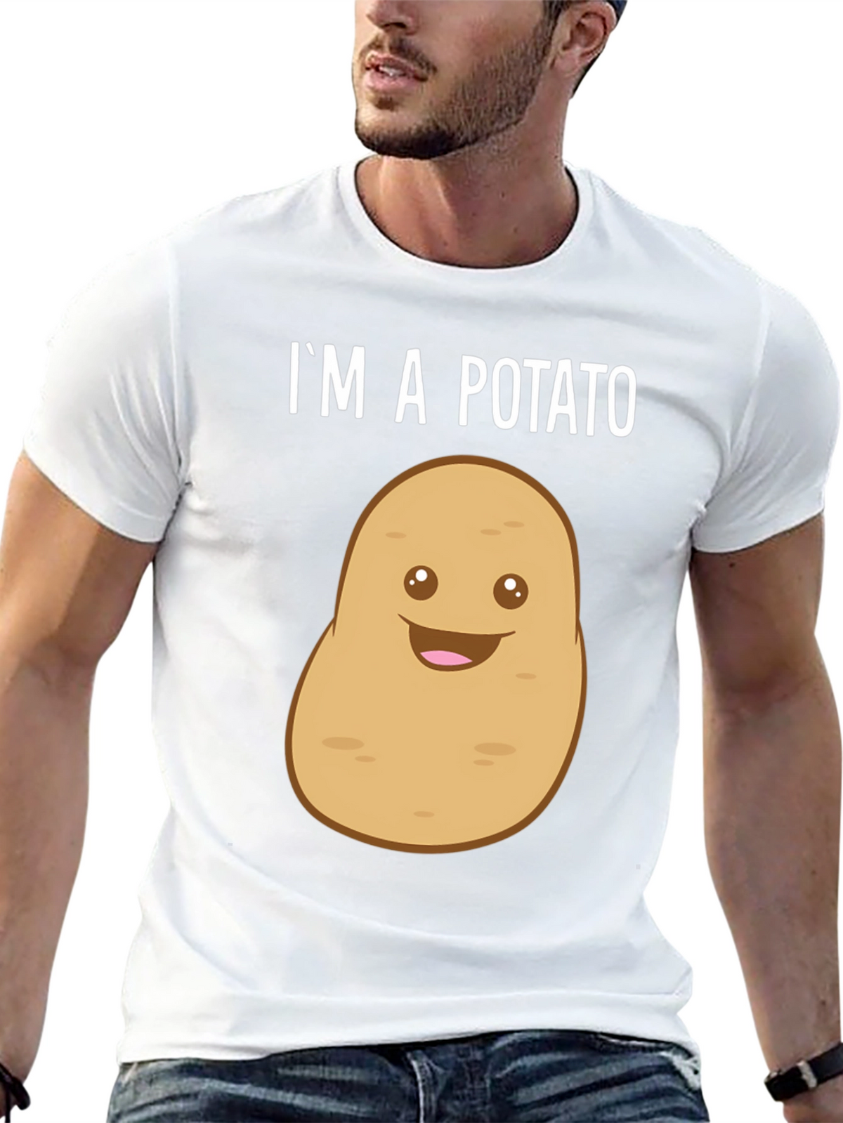 Funny Potato T-Shirt - Im A Potato Graphic Tee