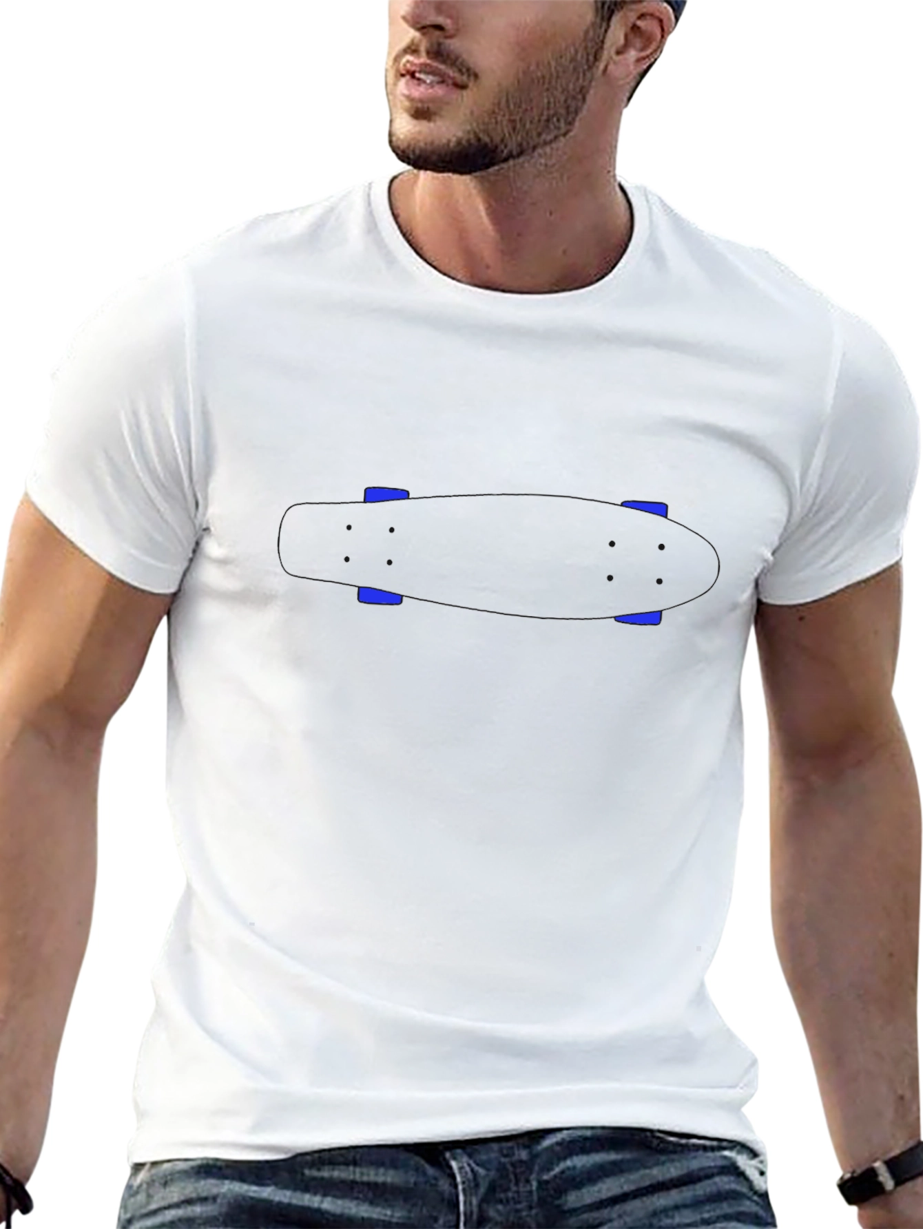 Modern Black T-Shirt with Minimalist Design