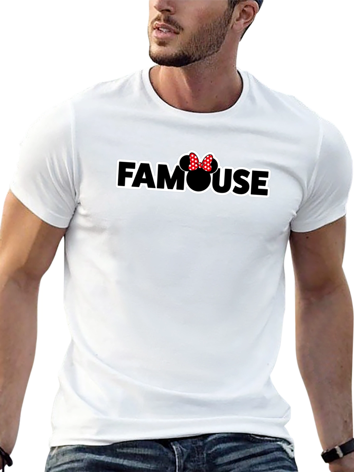 Famouse Mickey Mouse Inspired Black T-Shirt