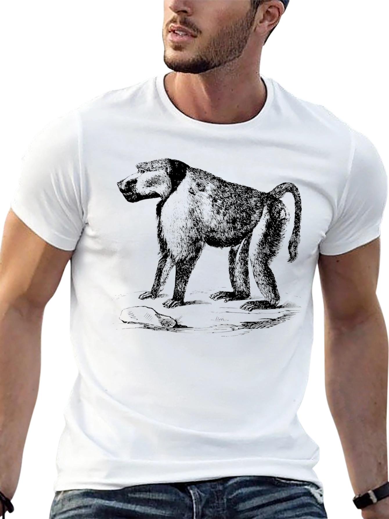 Black Baboon Graphic Tee