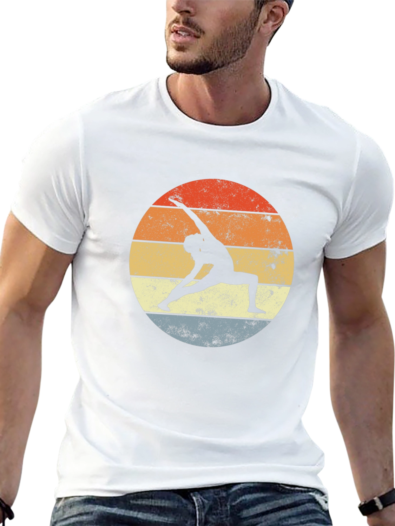 Yoga Silhouette Graphic Tee