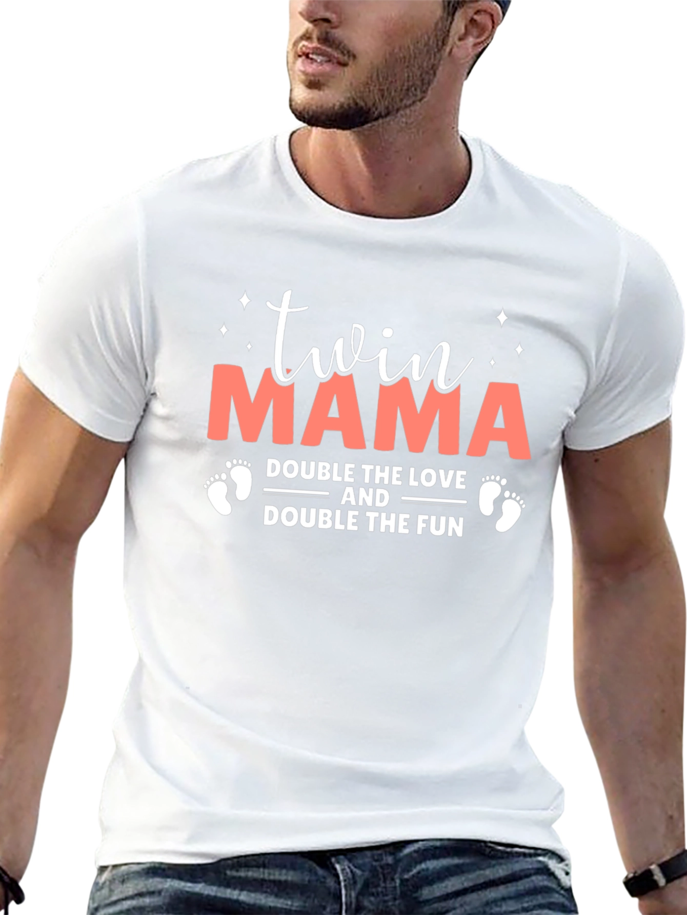 Twin Mama T-Shirt: Double the Love and Fun!