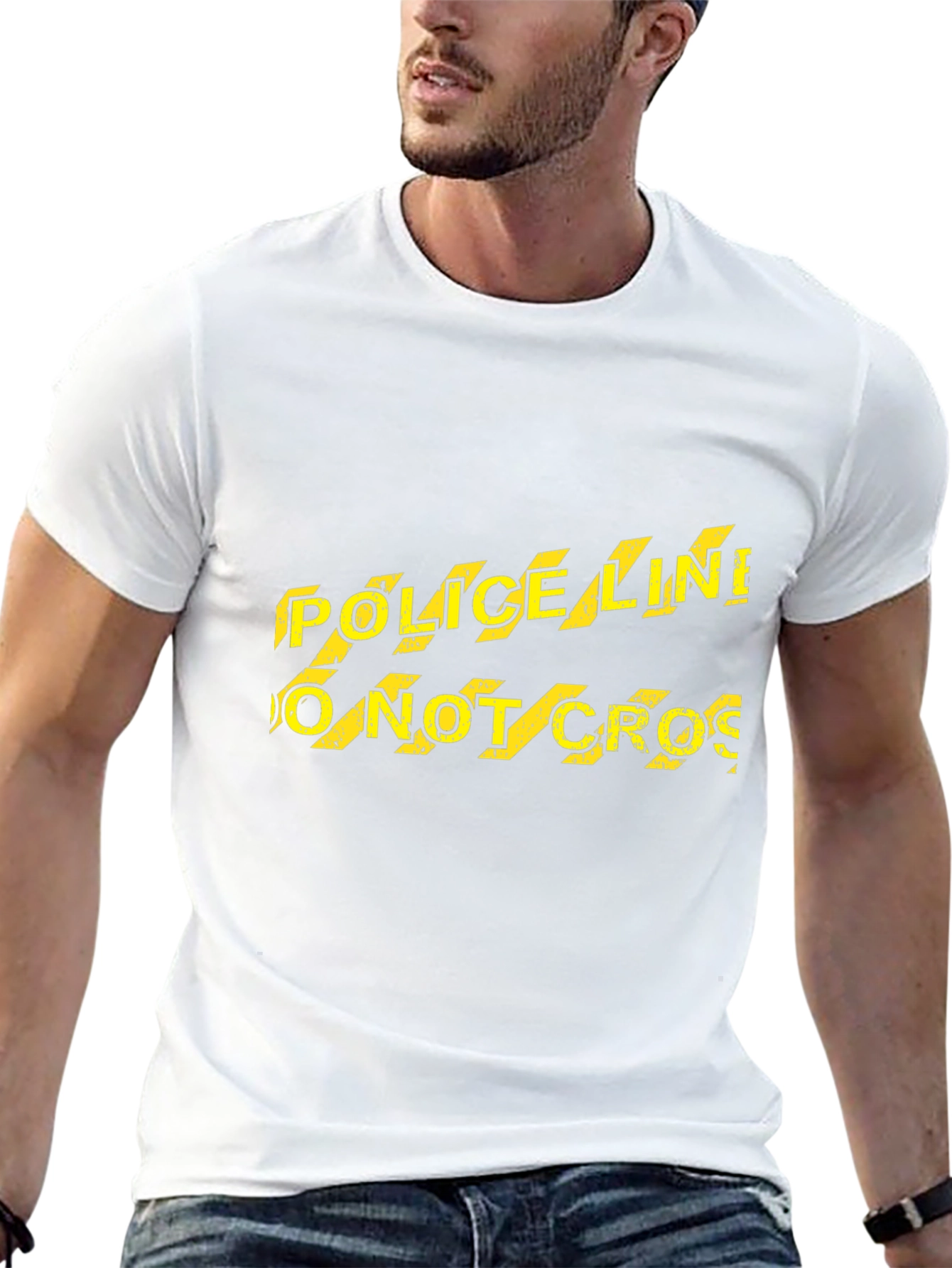 Police Line Do Not Cross Novelty T-Shirt