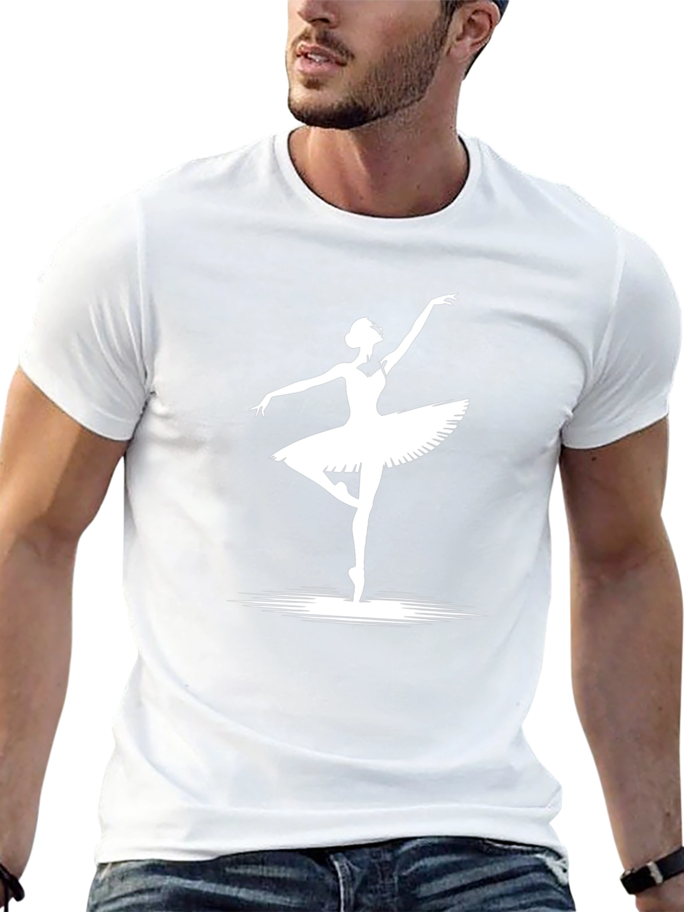 Ballet Dancer Graphic T-Shirt - Classic Black Tee