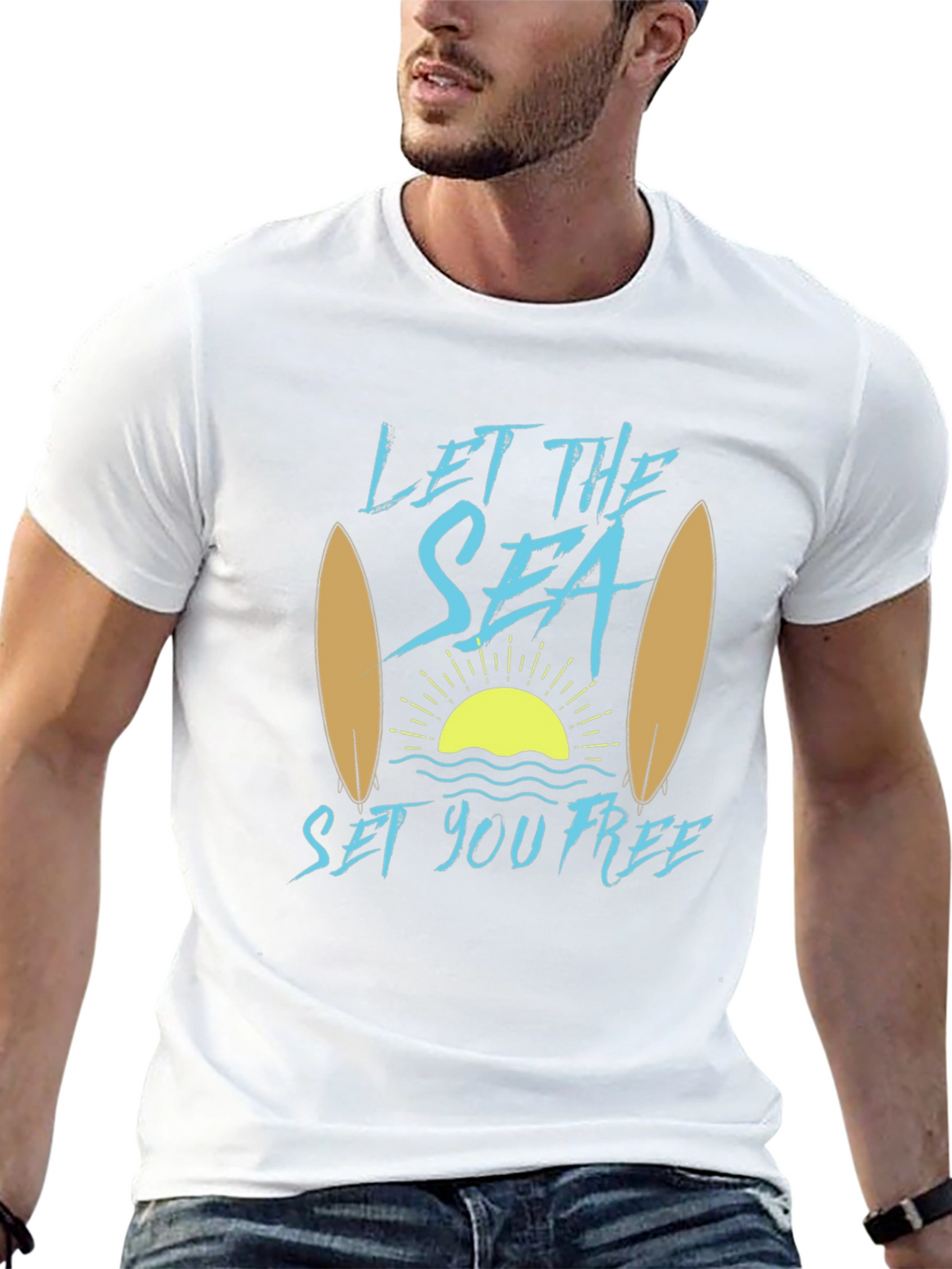 Let The Sea Set You Free Graphic Tee