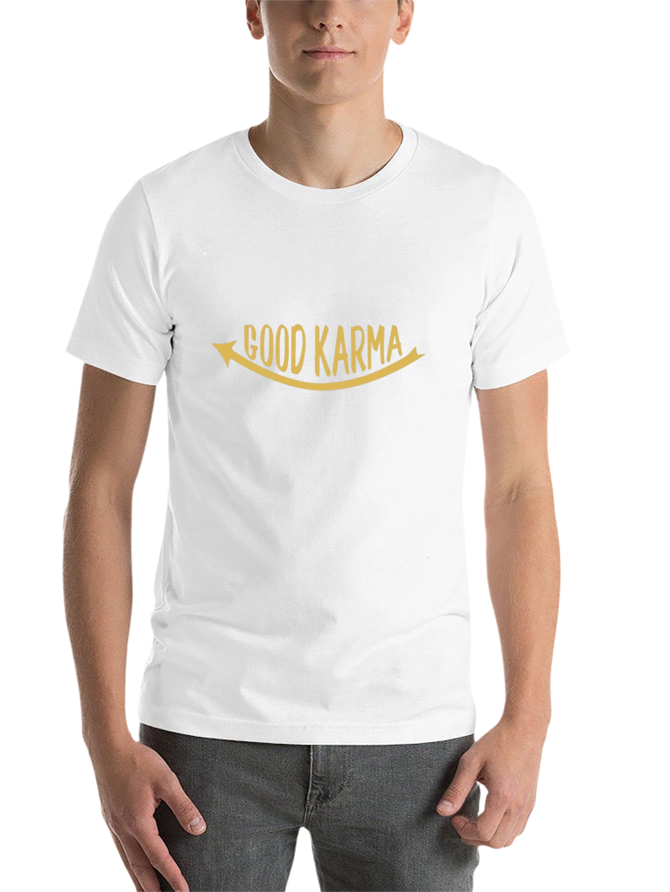 Good Karma Black Graphic T-Shirt - Unisex