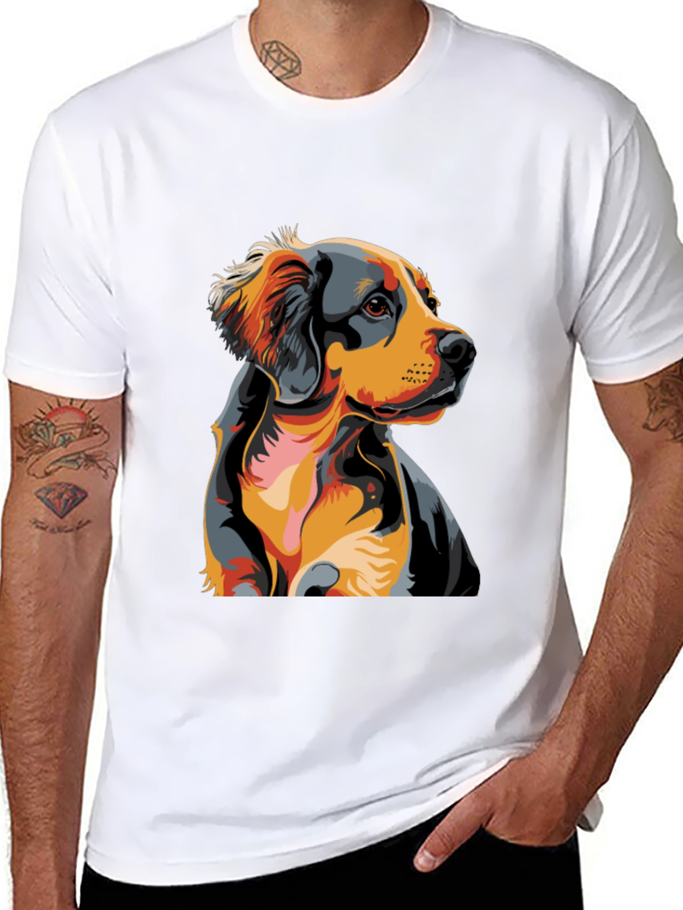 Dog Art Graphic Tee