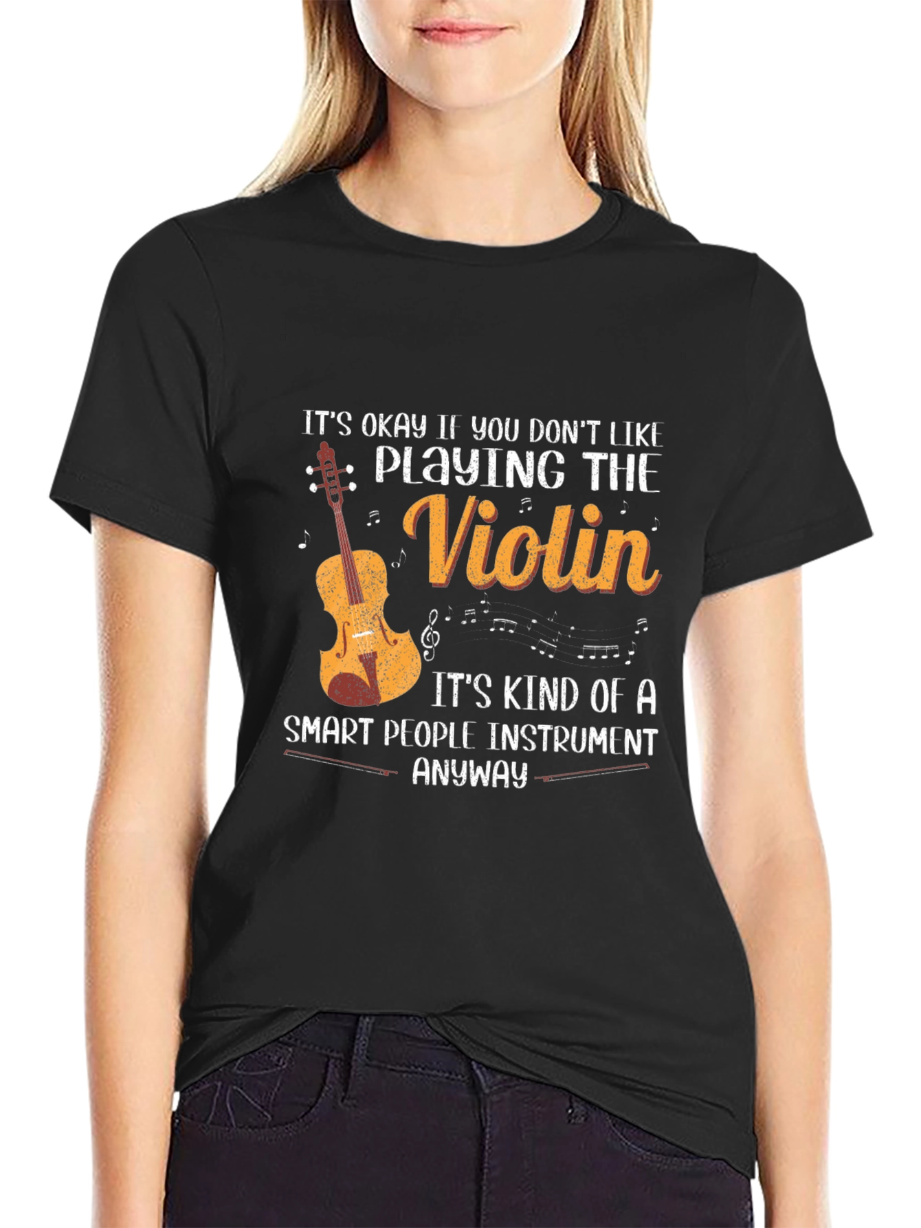 Violin Lover T-Shirt: Smart People Instrument Tee