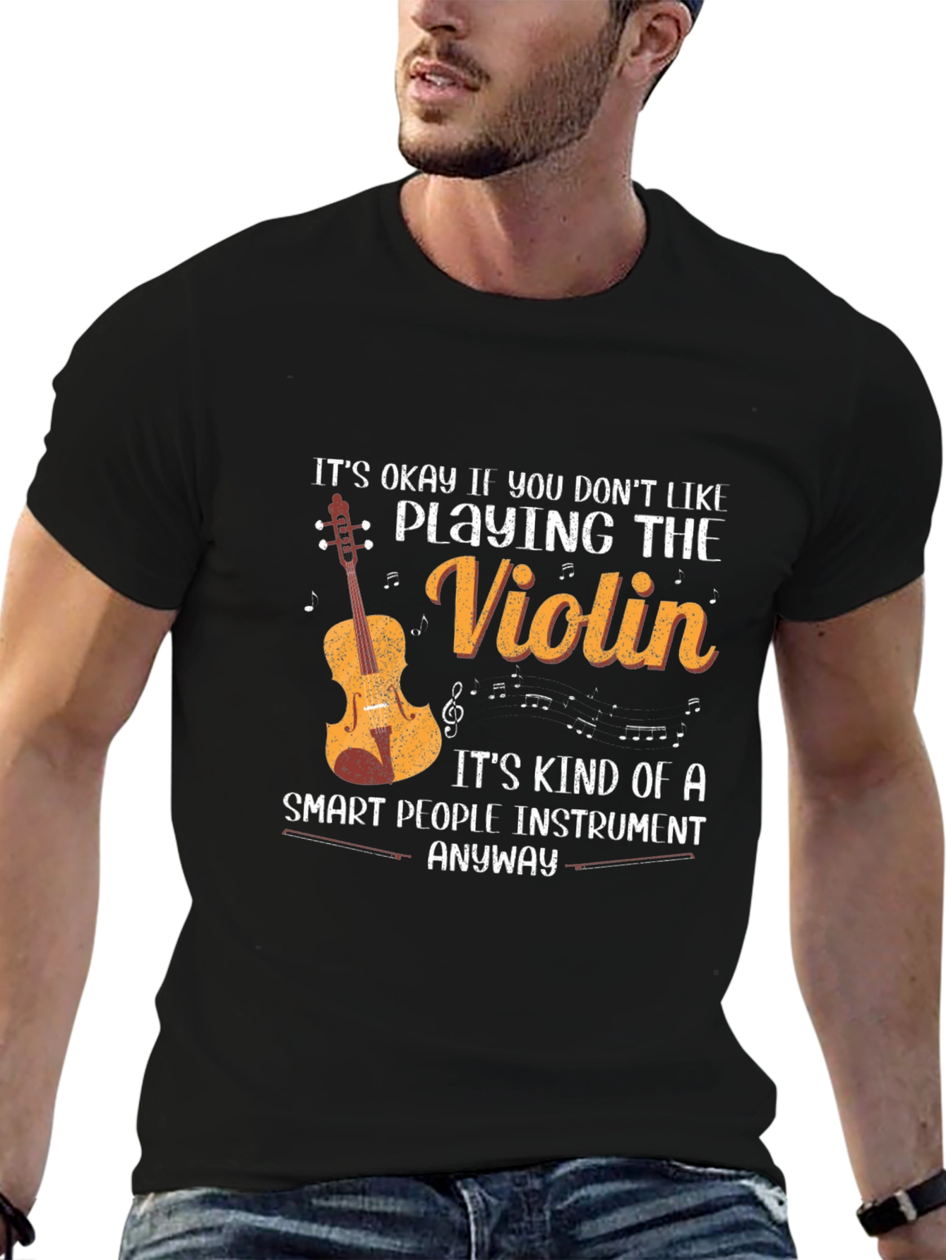 Violin Lover T-Shirt: Smart People Instrument Tee