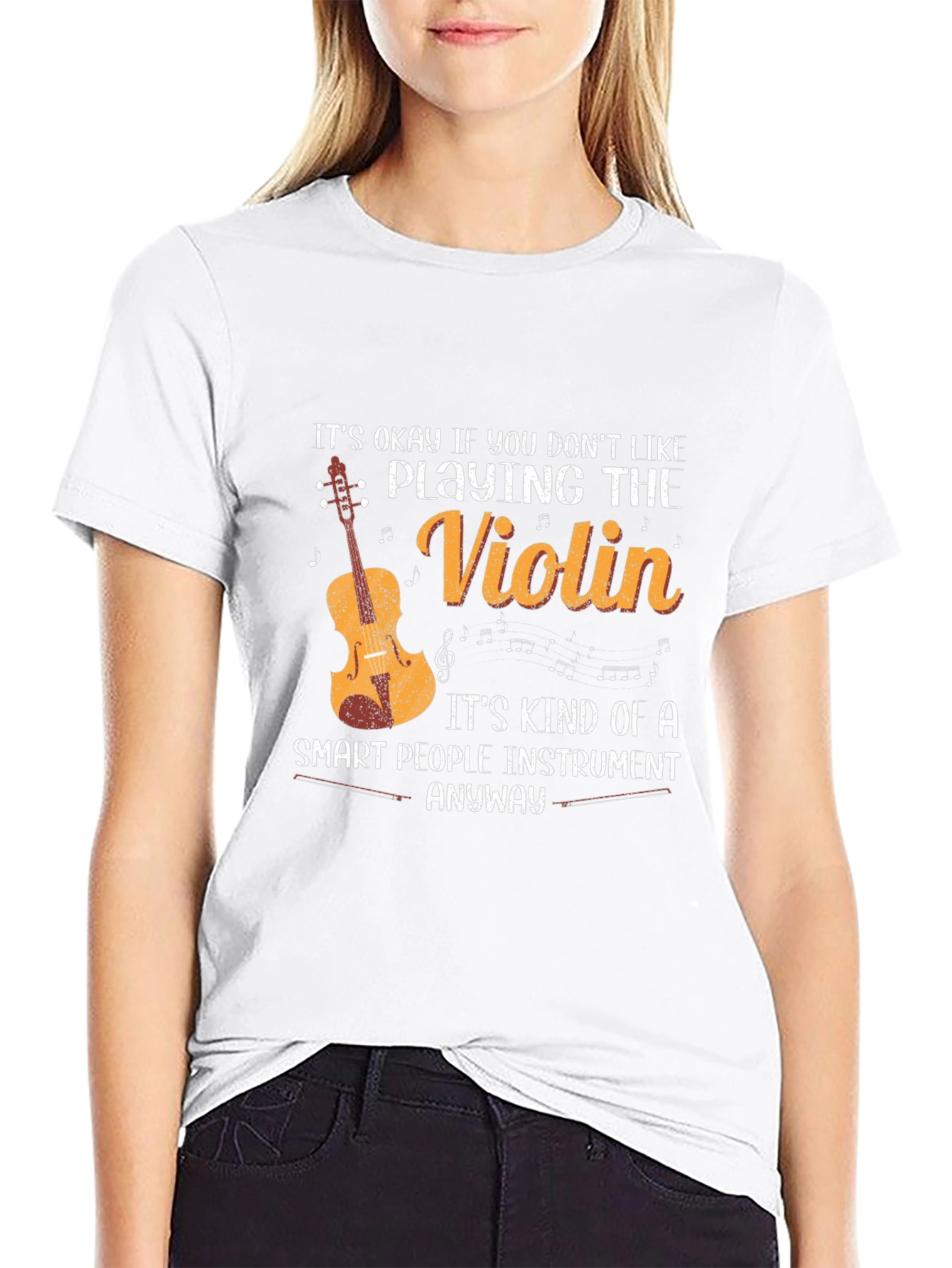 Violin Lover T-Shirt: Smart People Instrument Tee