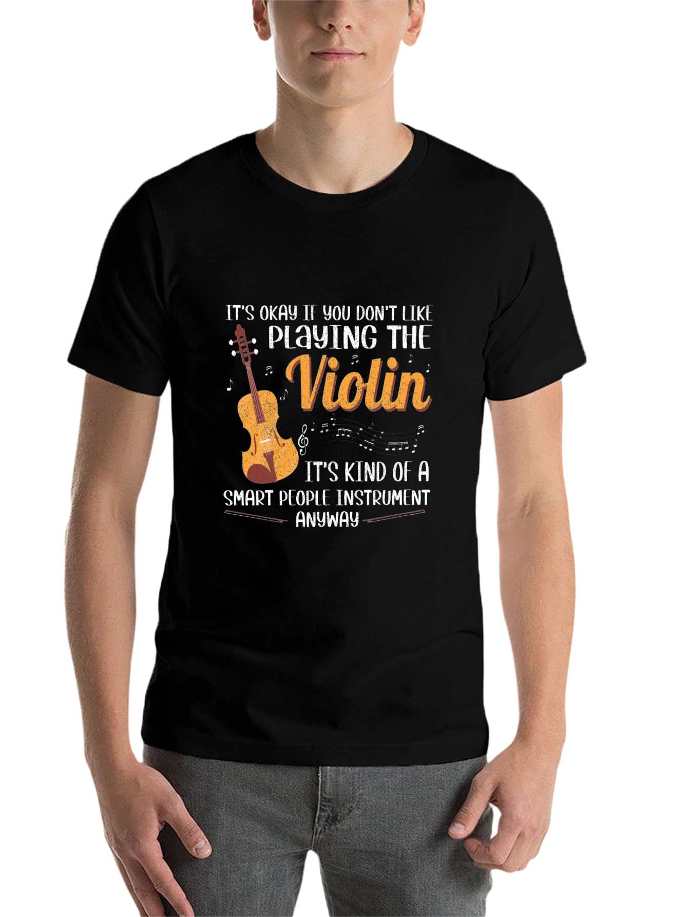 Violin Lover T-Shirt: Smart People Instrument Tee