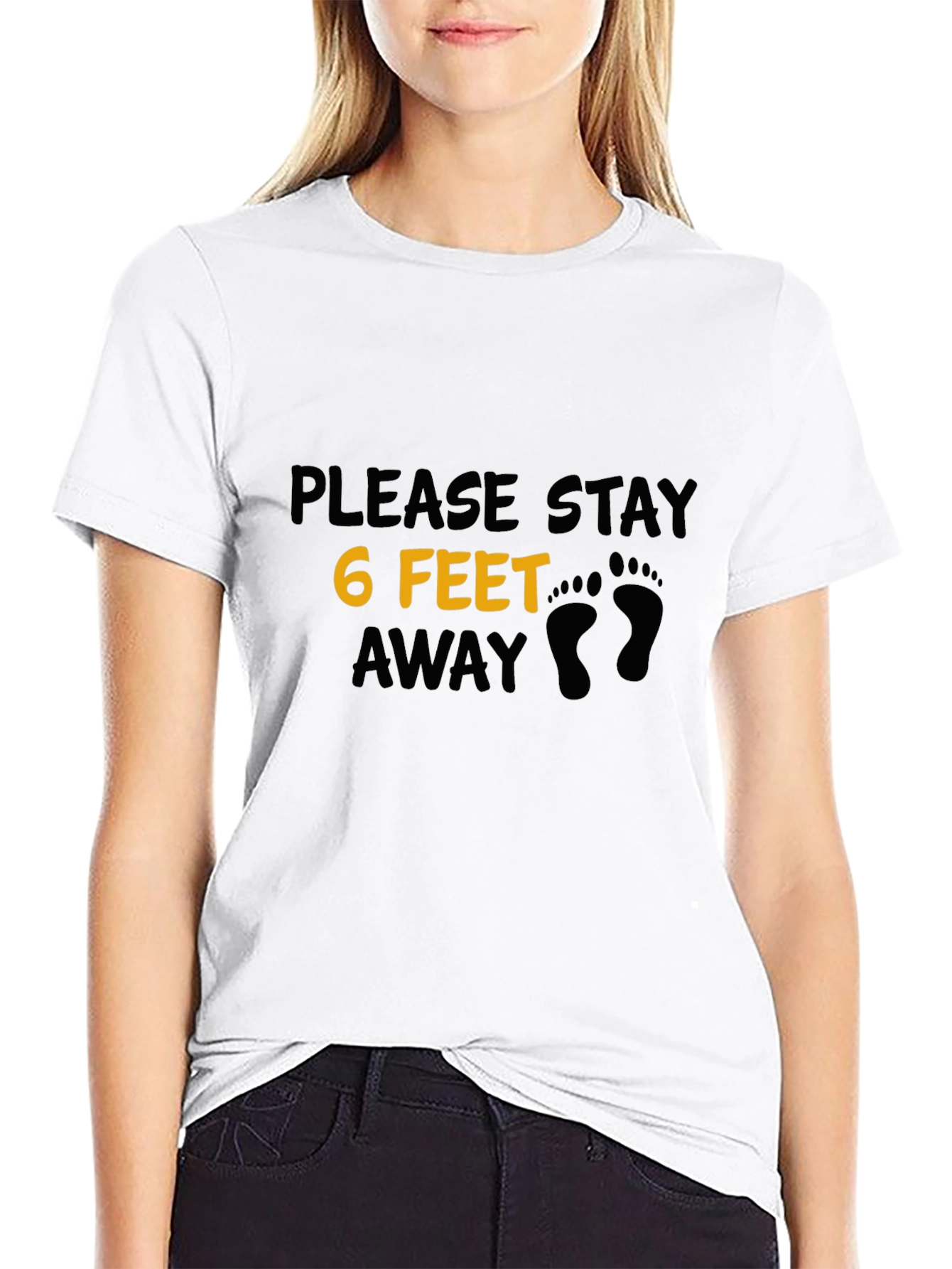 Social Distancing T-Shirt - 6 Feet Away Graphic Tee