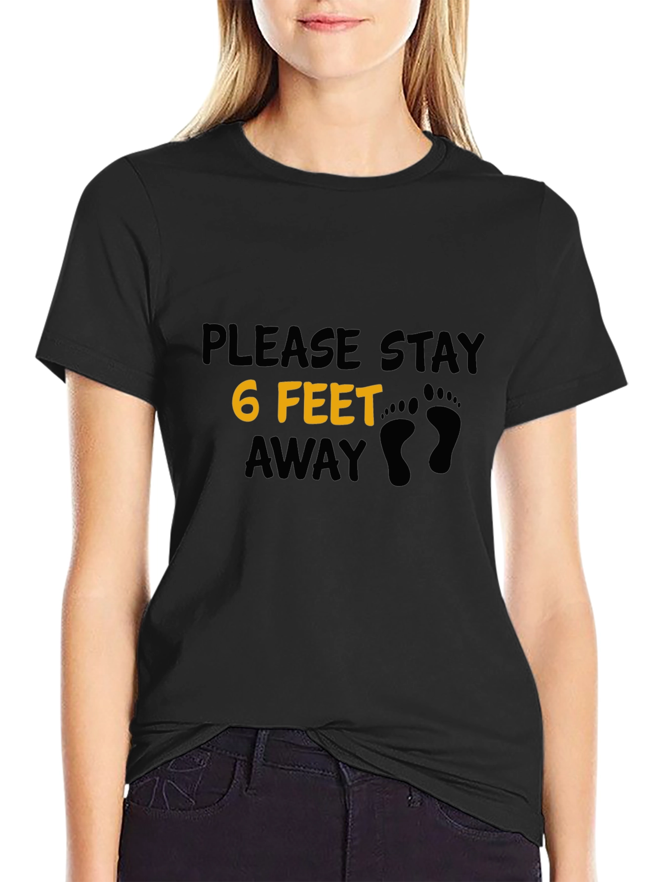 Social Distancing T-Shirt - 6 Feet Away Graphic Tee