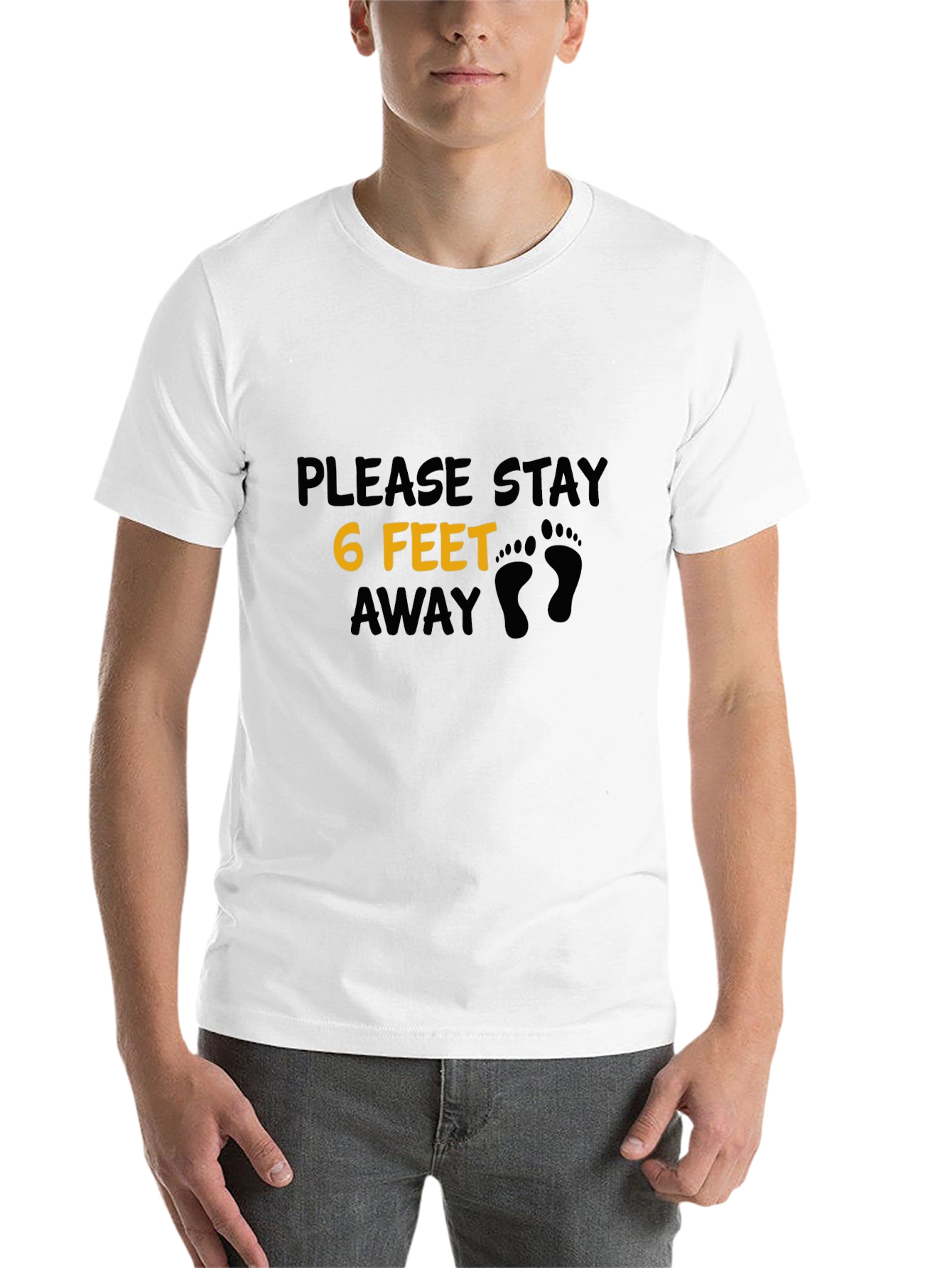 Social Distancing T-Shirt - 6 Feet Away Graphic Tee