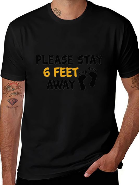 Social Distancing T-Shirt - 6 Feet Away Graphic Tee