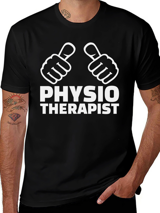 Physio Therapist T-Shirt - Thumbs Up Design