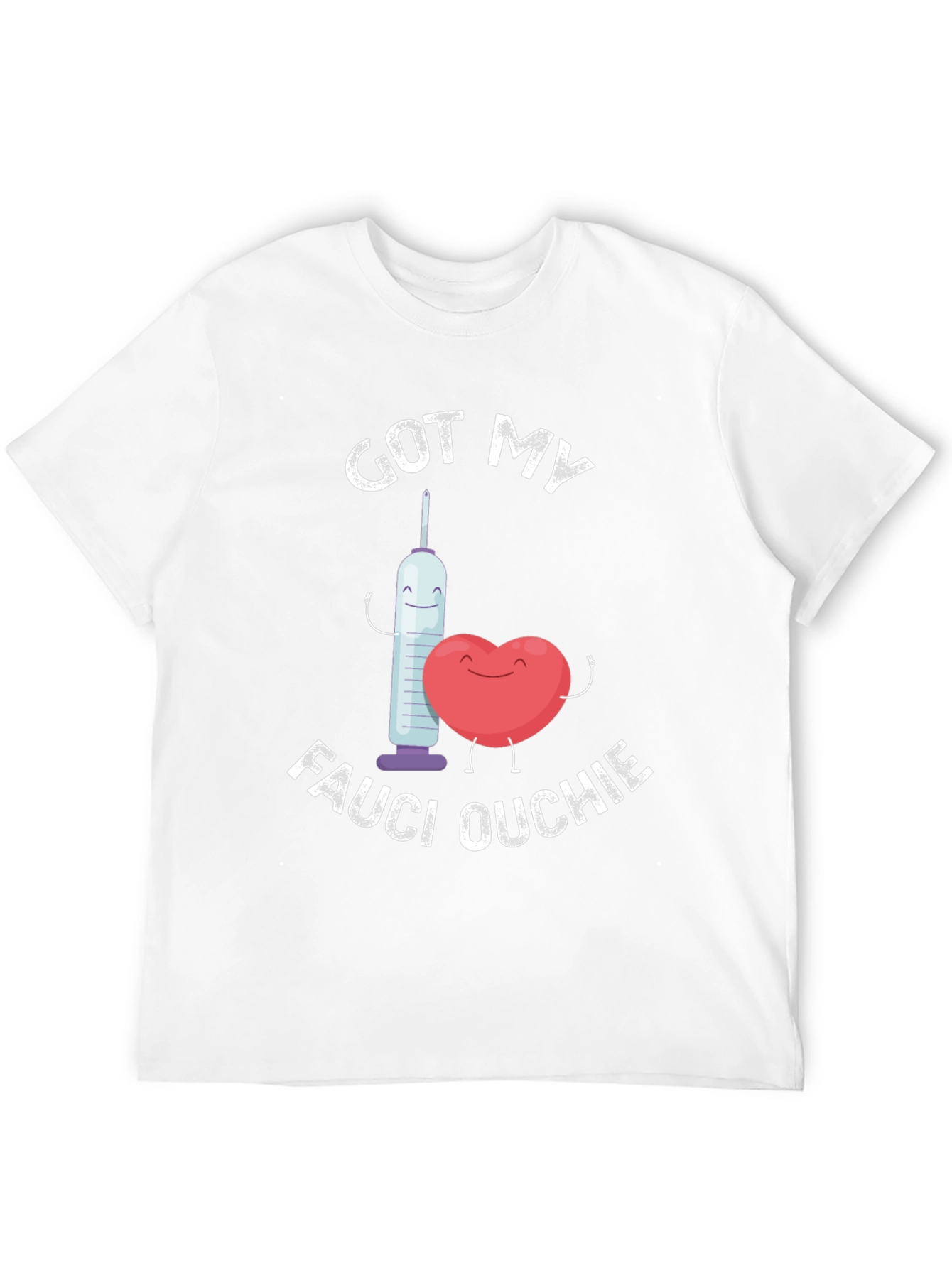 Got My Fauci Ouchie T-Shirt Funny Vaccine Tee