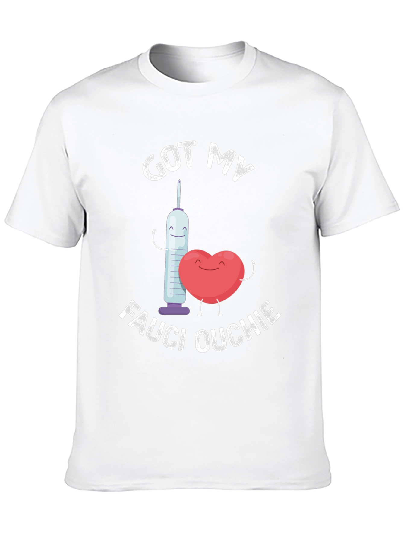 Got My Fauci Ouchie T-Shirt Funny Vaccine Tee