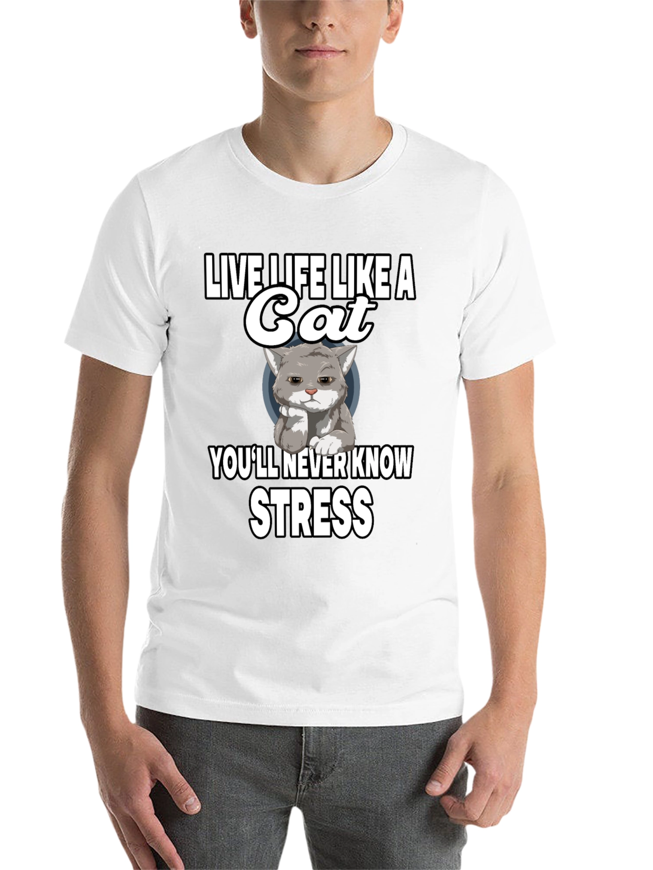 Live Life Like a Cat Graphic T-Shirt
