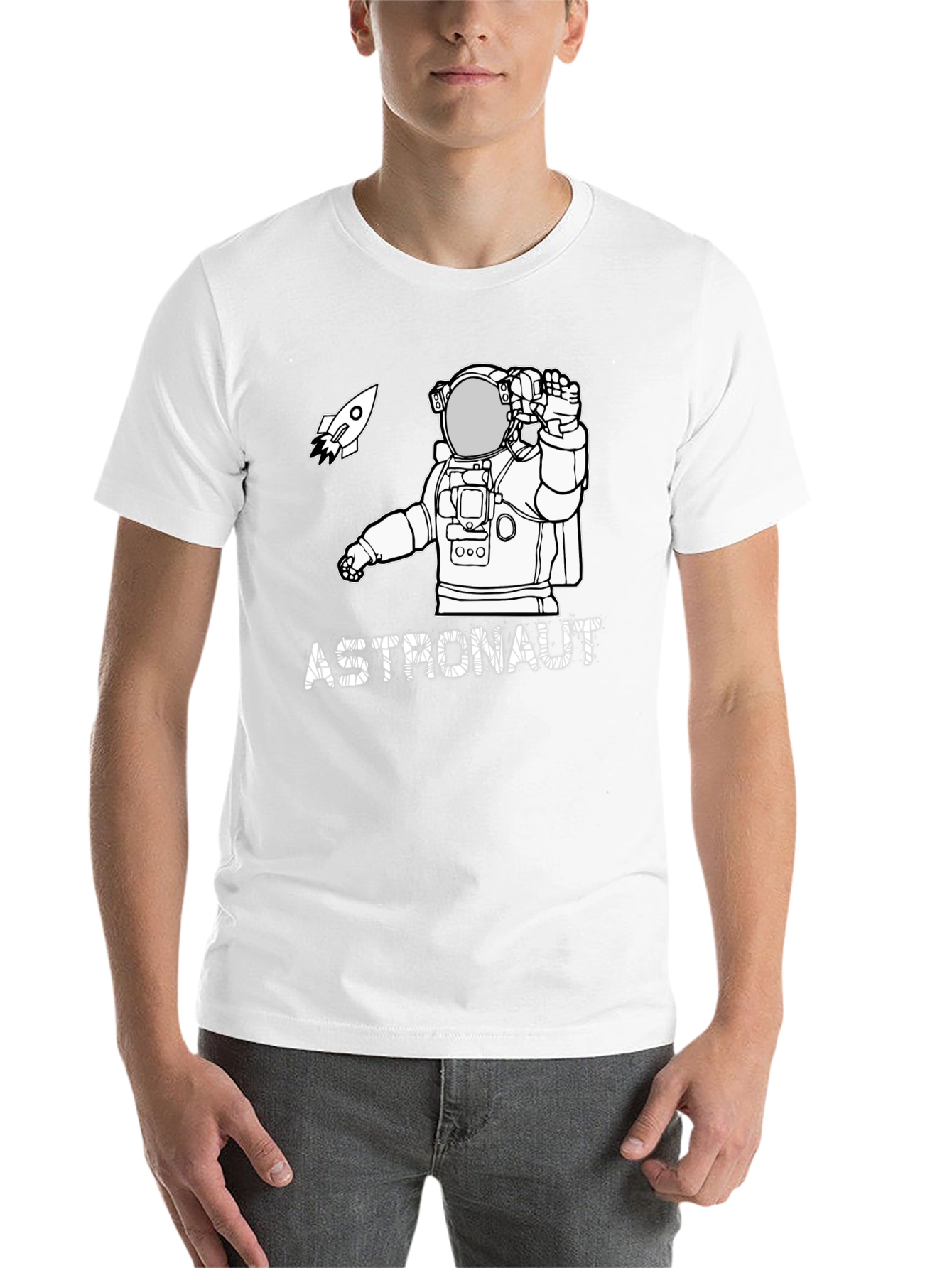 Astronaut Graphic T-Shirt - Space Adventure Tee