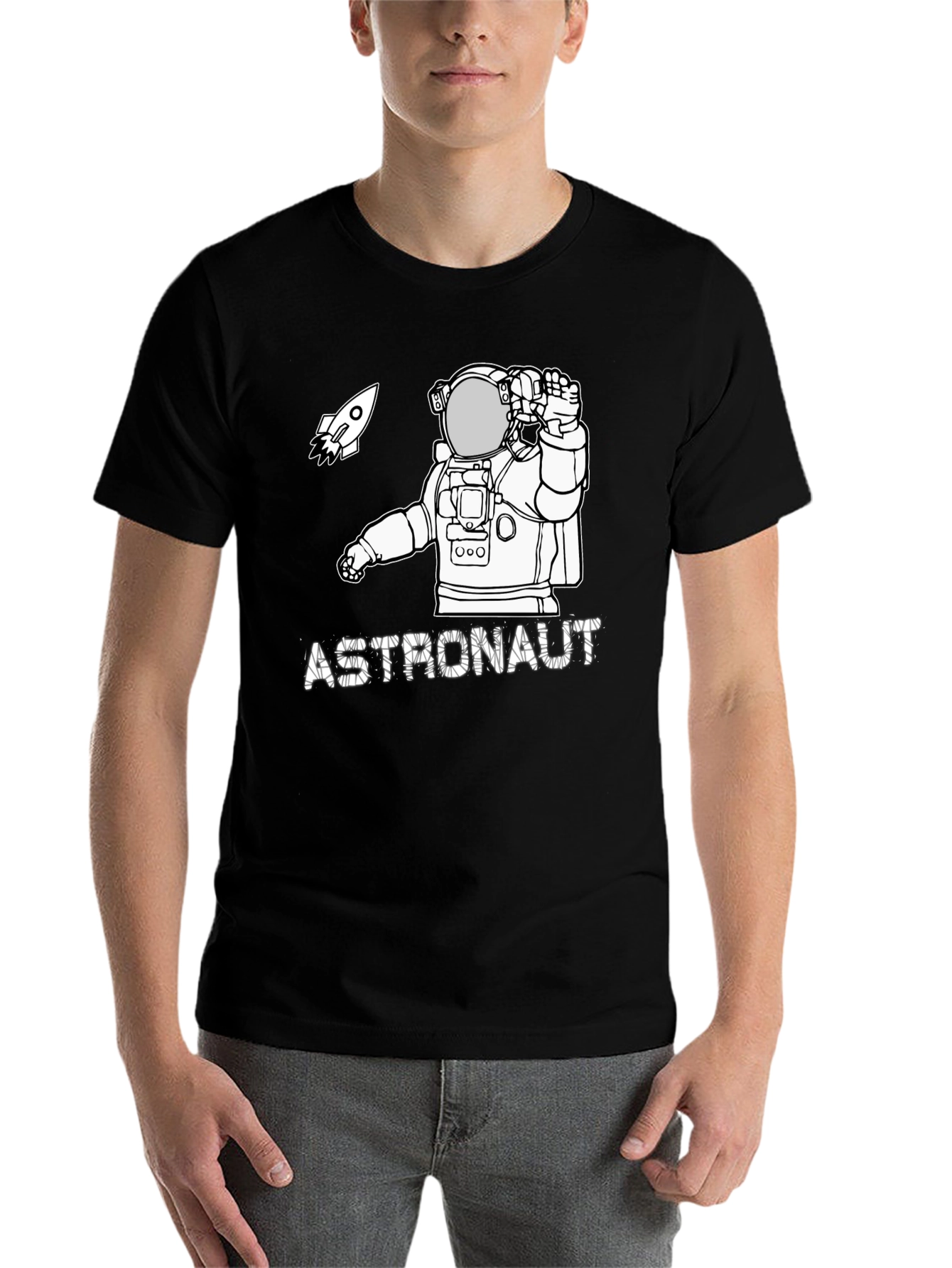 Astronaut Graphic T-Shirt - Space Adventure Tee