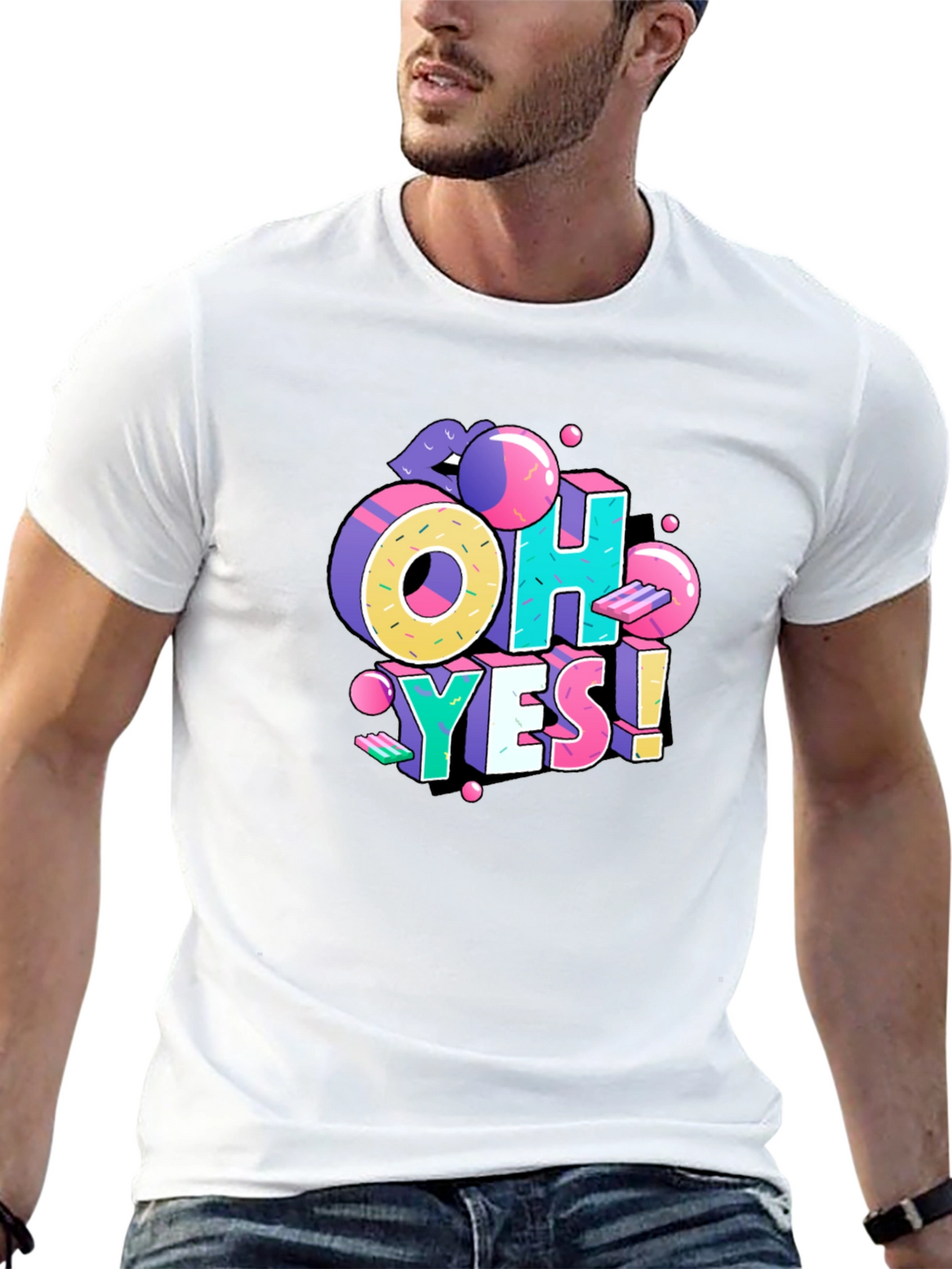 Vaporwave OH YES! Graphic T-Shirt