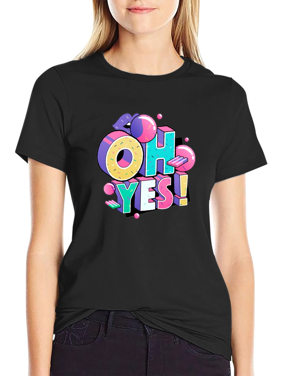 Vaporwave OH YES! Graphic T-Shirt