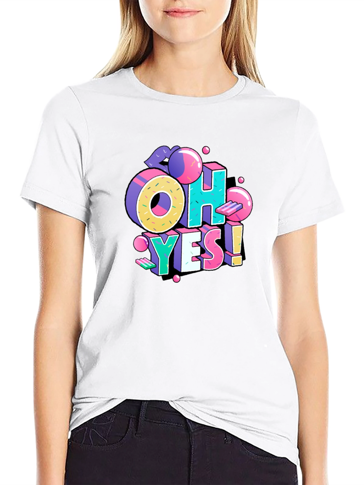 Vaporwave OH YES! Graphic T-Shirt