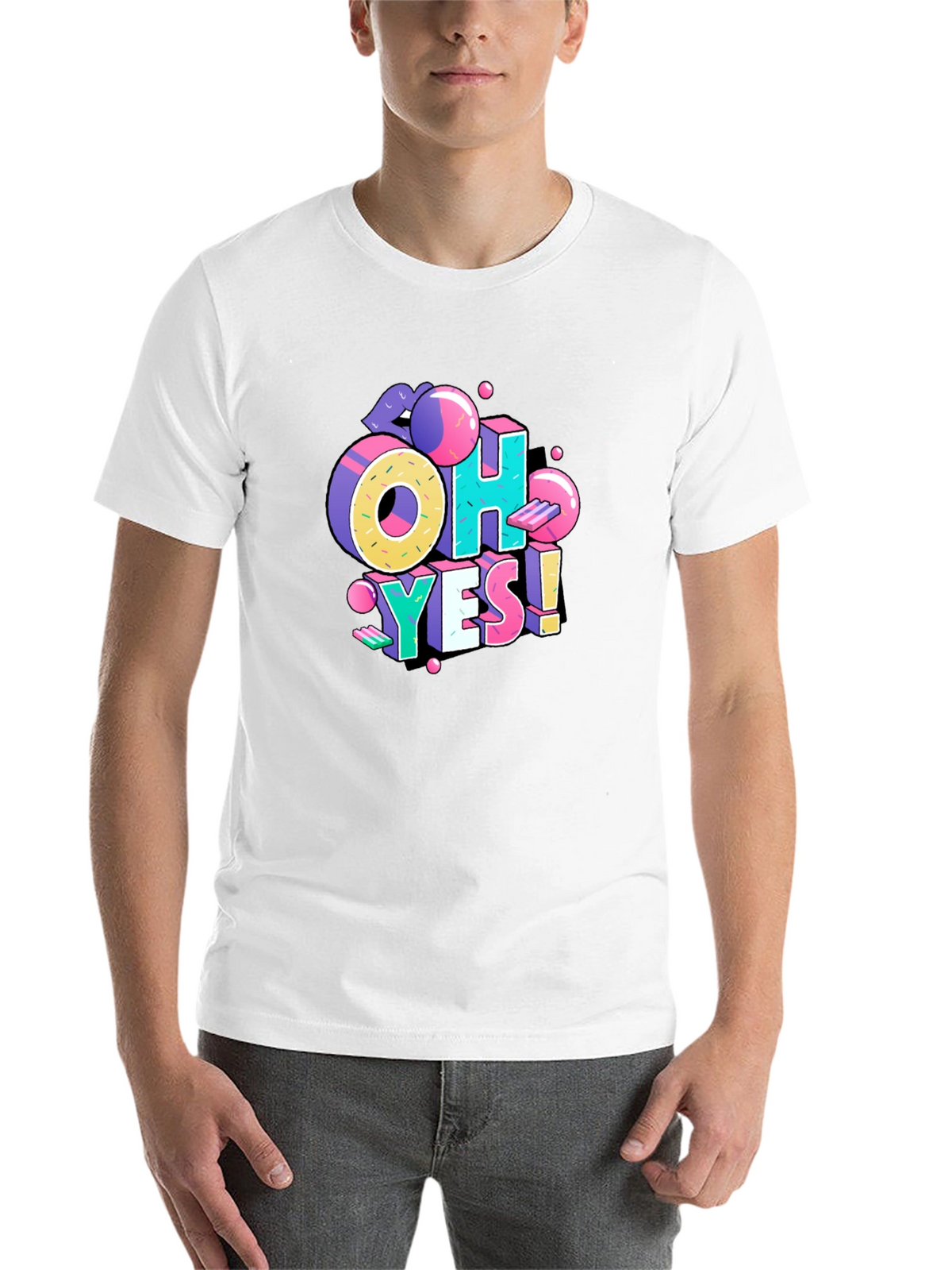 Vaporwave OH YES! Graphic T-Shirt
