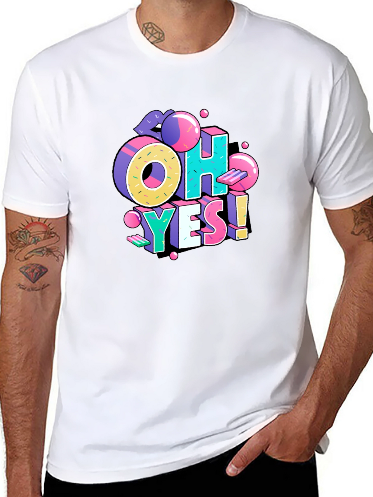 Vaporwave OH YES! Graphic T-Shirt