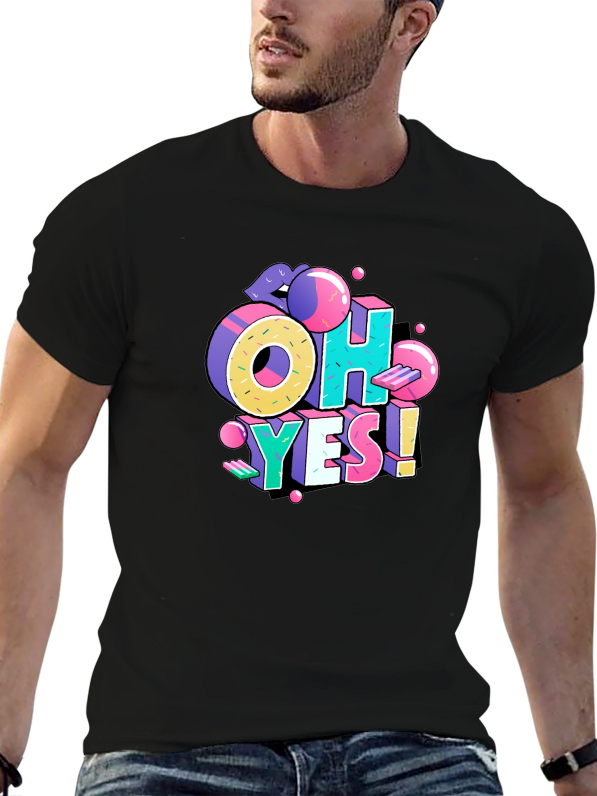 Vaporwave OH YES! Graphic T-Shirt