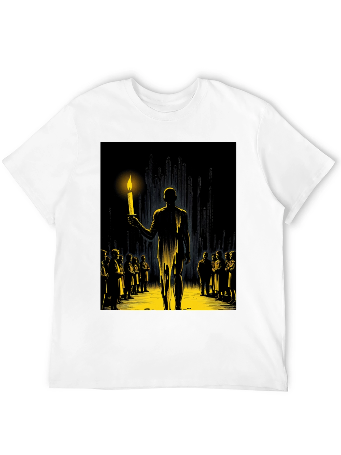 Illuminating Candle Graphic T-Shirt