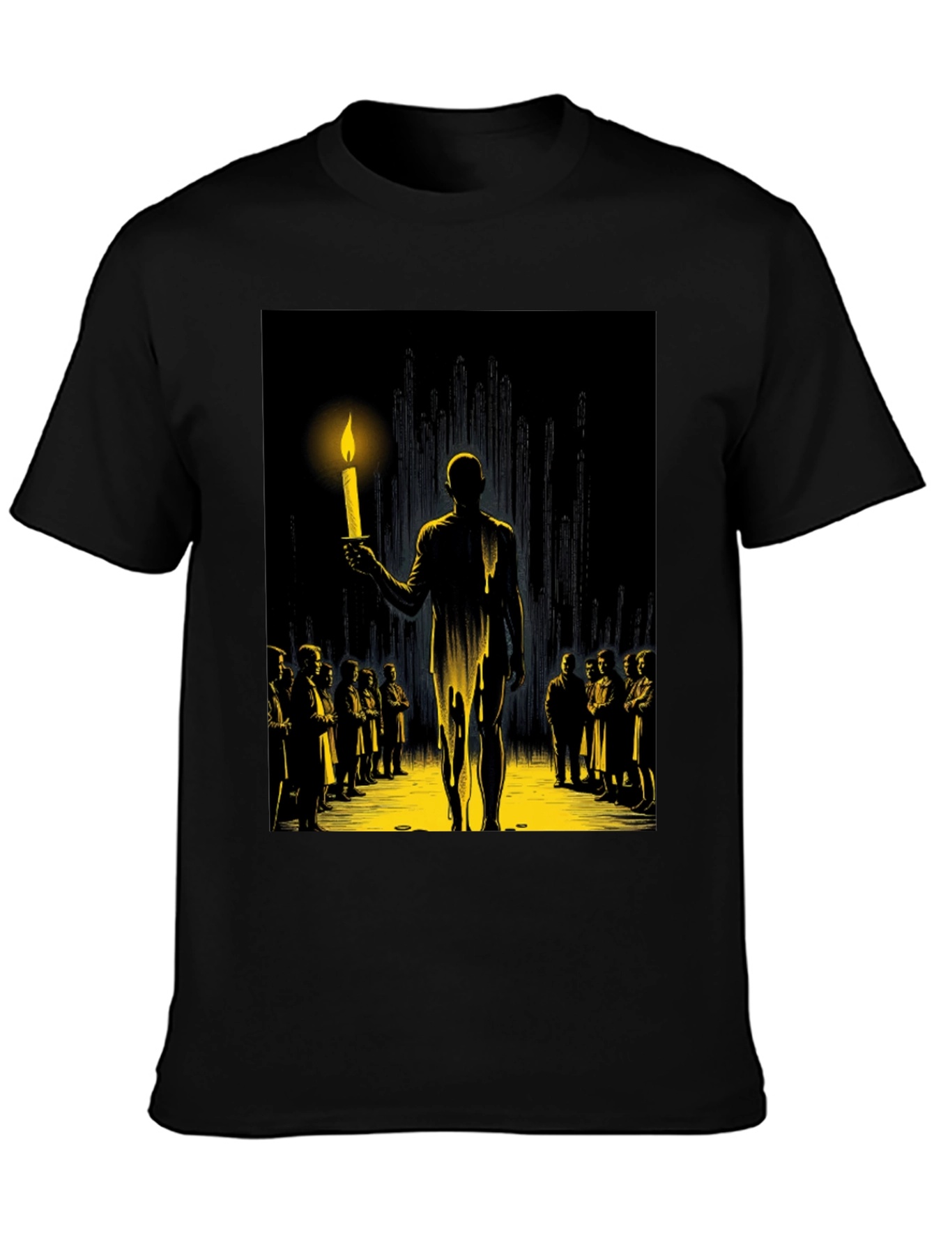 Illuminating Candle Graphic T-Shirt