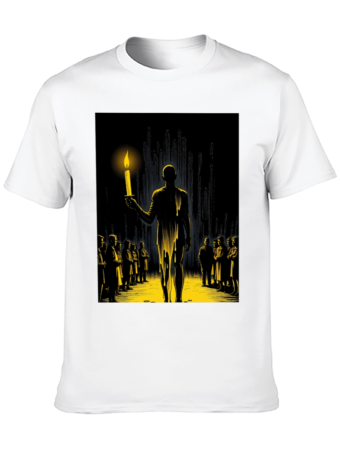 Illuminating Candle Graphic T-Shirt