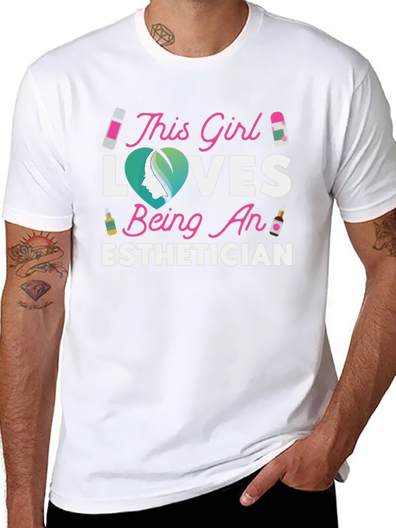Esthetician Love Graphic T-Shirt