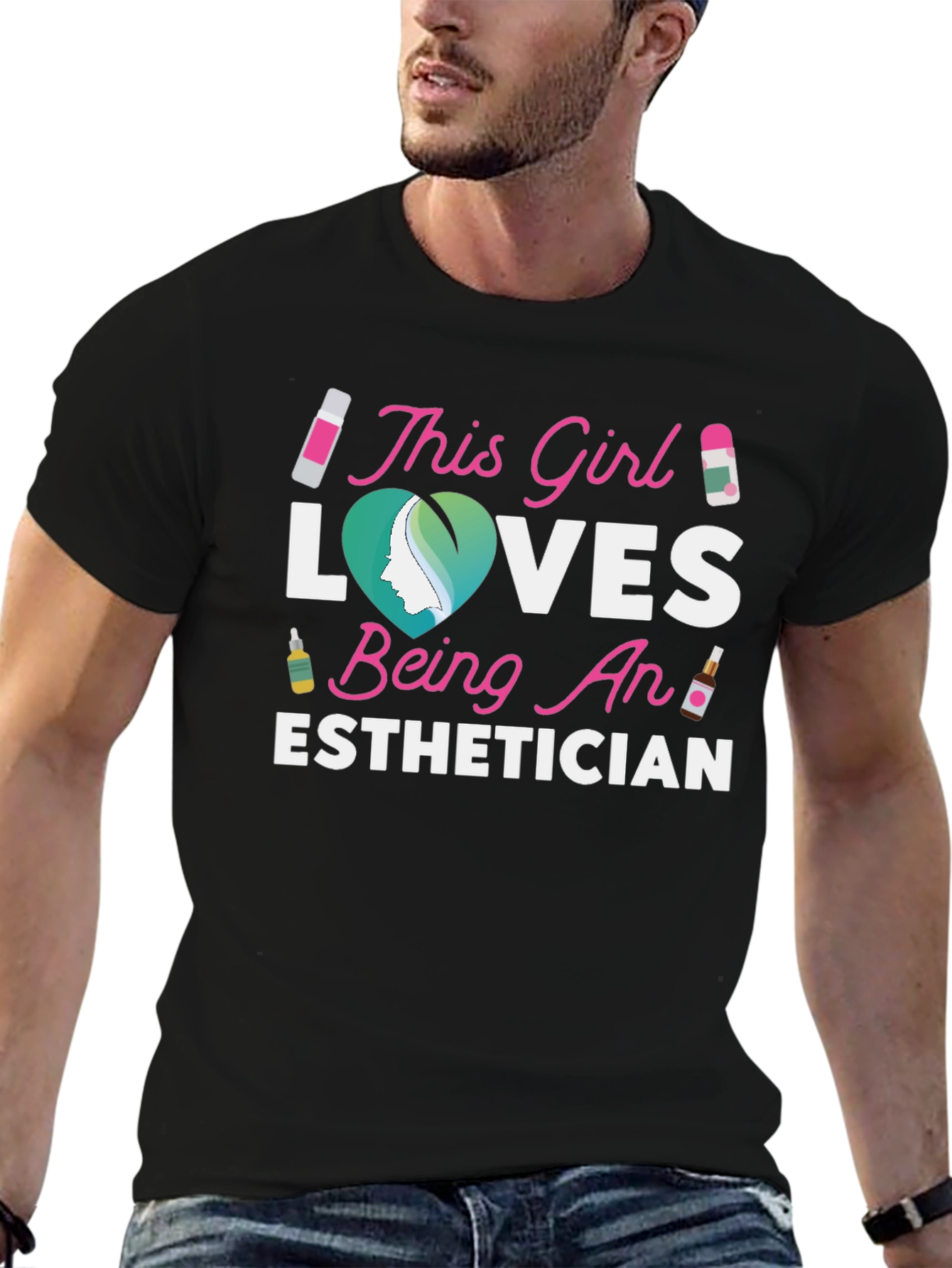 Esthetician Love Graphic T-Shirt