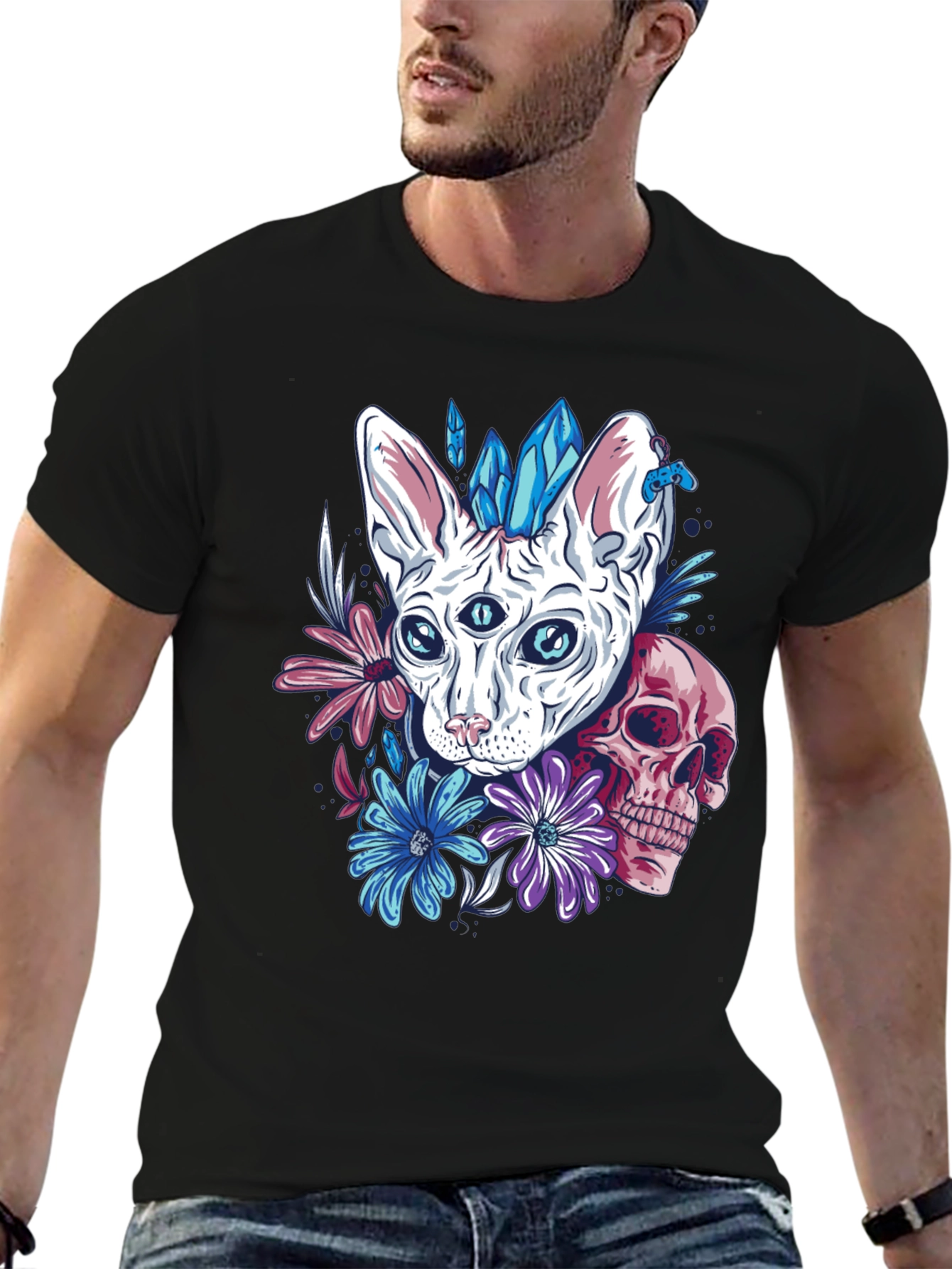 Mystic Cat Graphic Tee