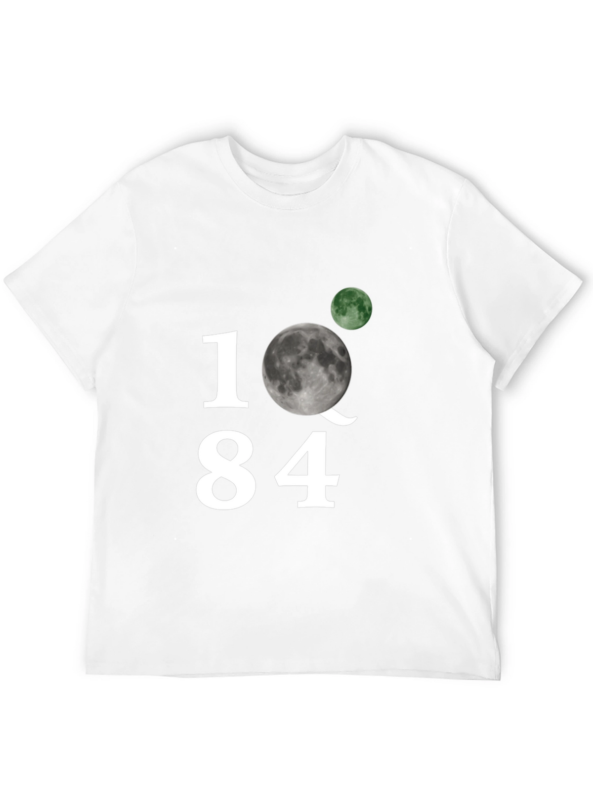 1Q84 Moon Graphic Black T-Shirt