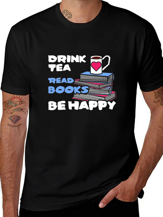 Drink Tea Read Books T-Shirt
