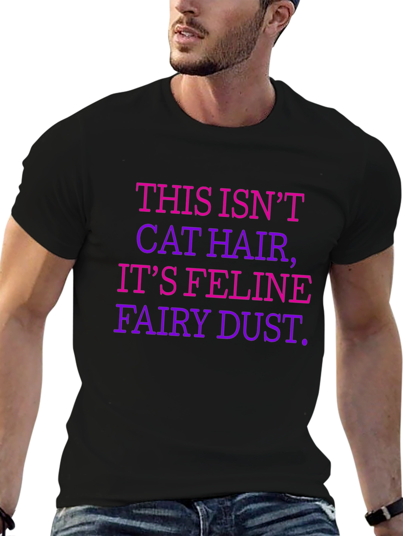 Feline Fairy Dust T-Shirt - Cat Lover Apparel