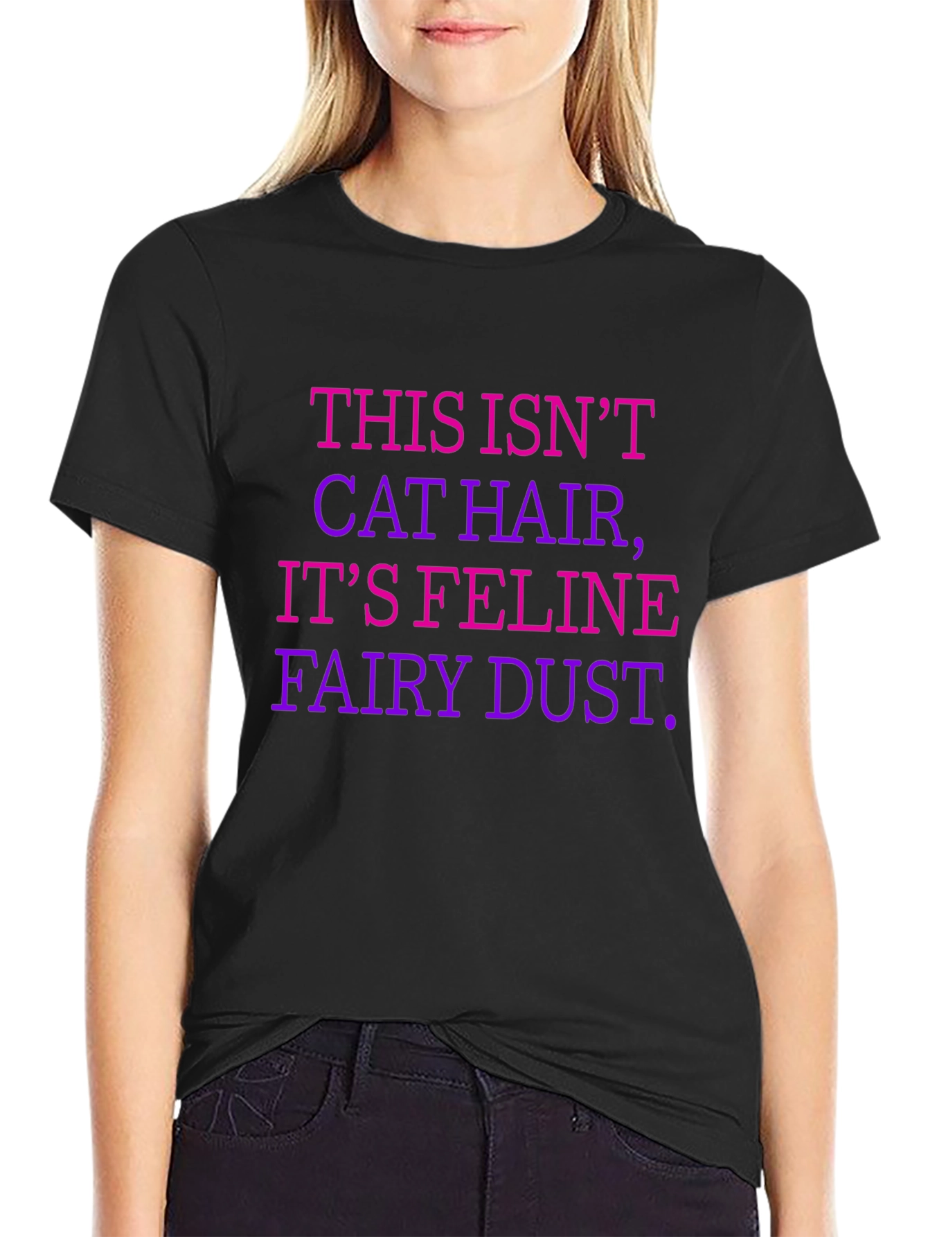 Feline Fairy Dust T-Shirt - Cat Lover Apparel