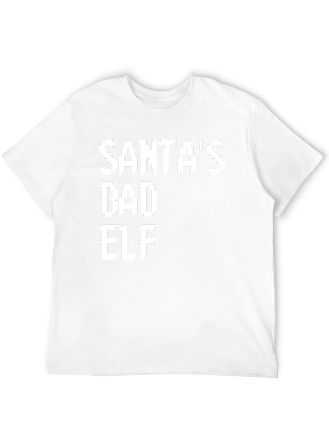 Santas Bad Elf Pixel Tee