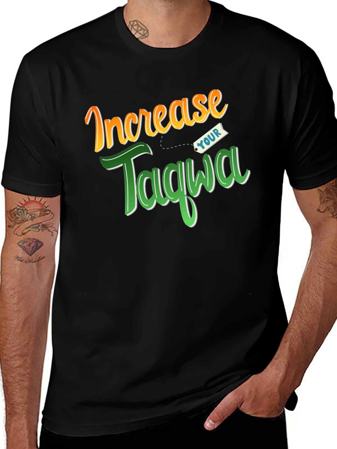 Increase Your Taqwa T-Shirt - Stylish Islamic Tee