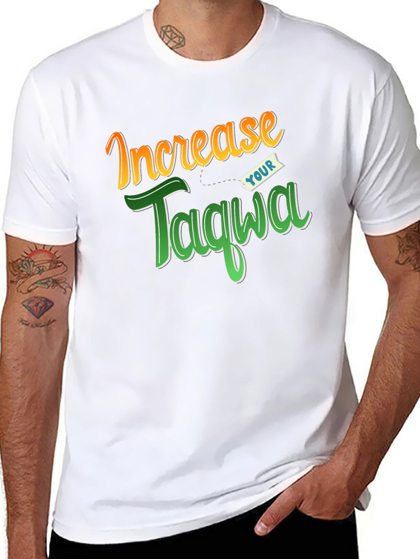 Increase Your Taqwa T-Shirt - Stylish Islamic Tee